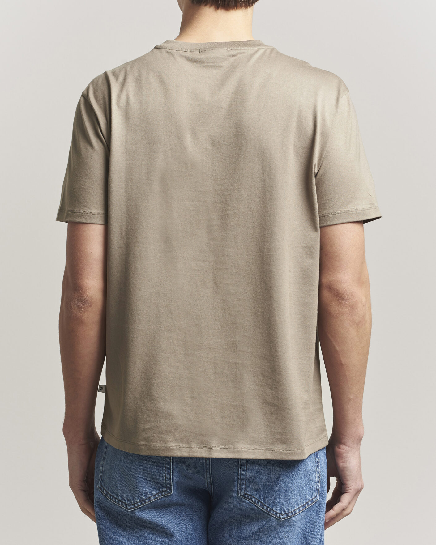 Herr | T-Shirts | J.Lindeberg | Sid Basic T-Shirt Brindle