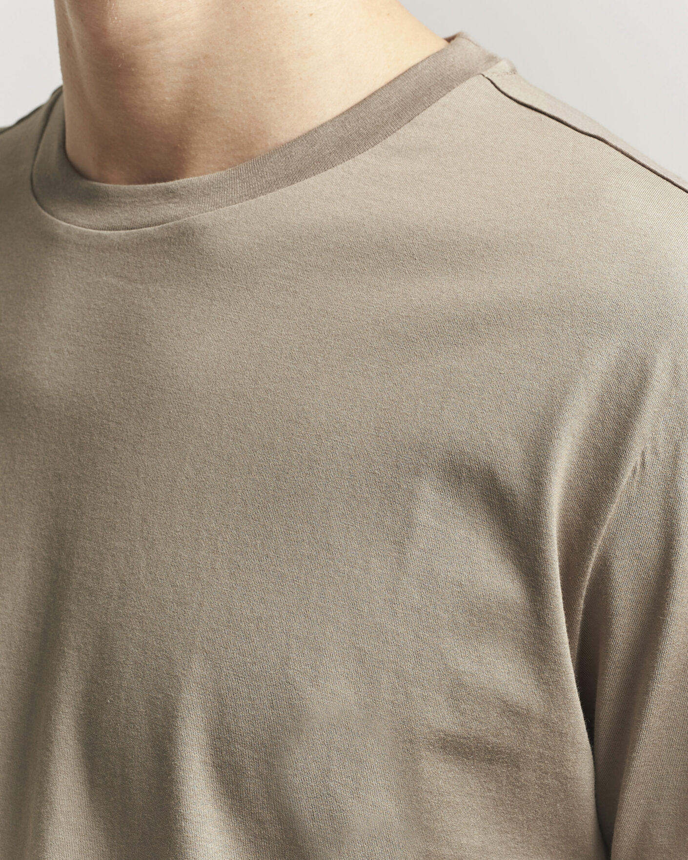 Herr | T-Shirts | J.Lindeberg | Sid Basic T-Shirt Brindle