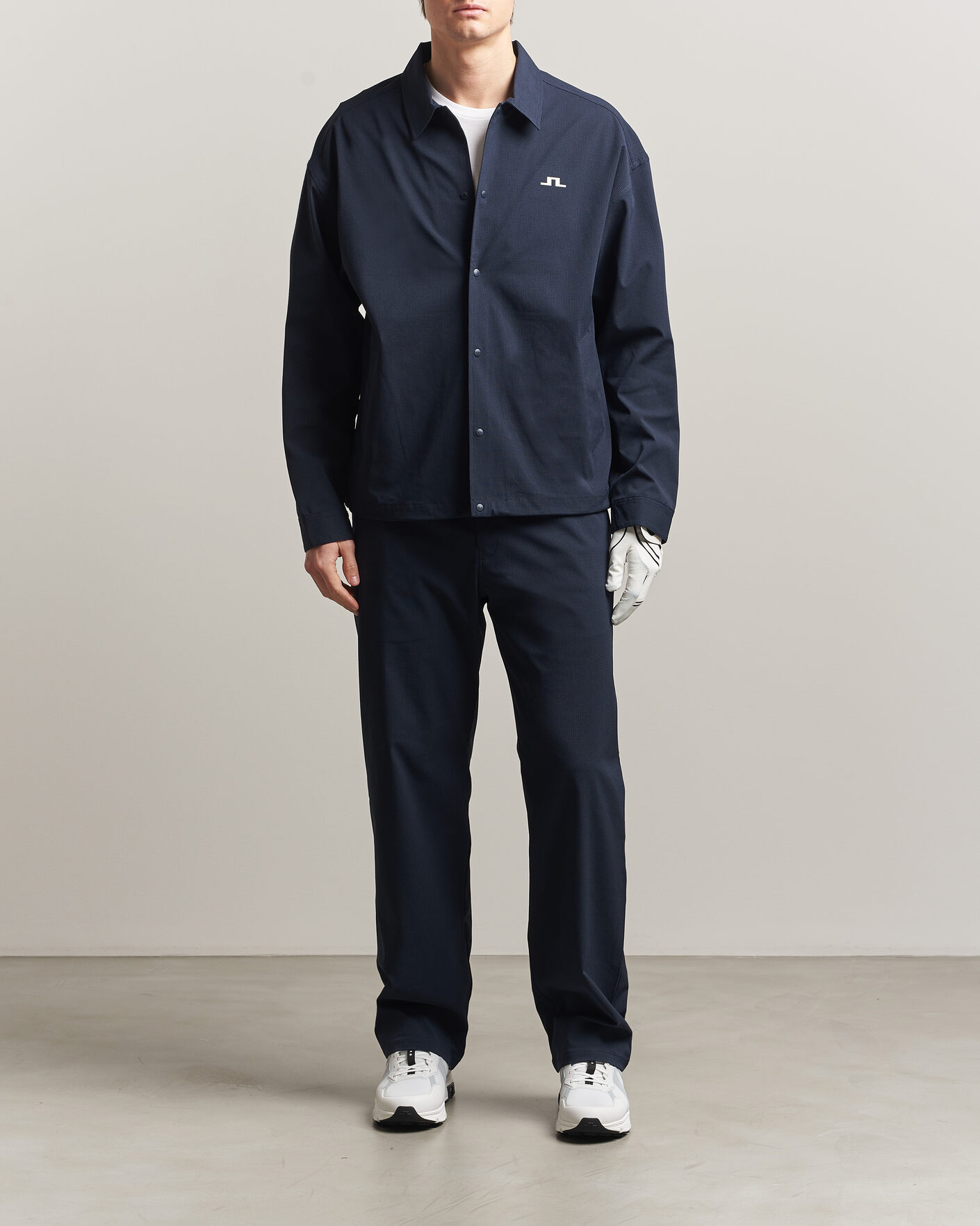 Herr | Byxor | J.Lindeberg | Devyn Straight Vent Pants JL Navy