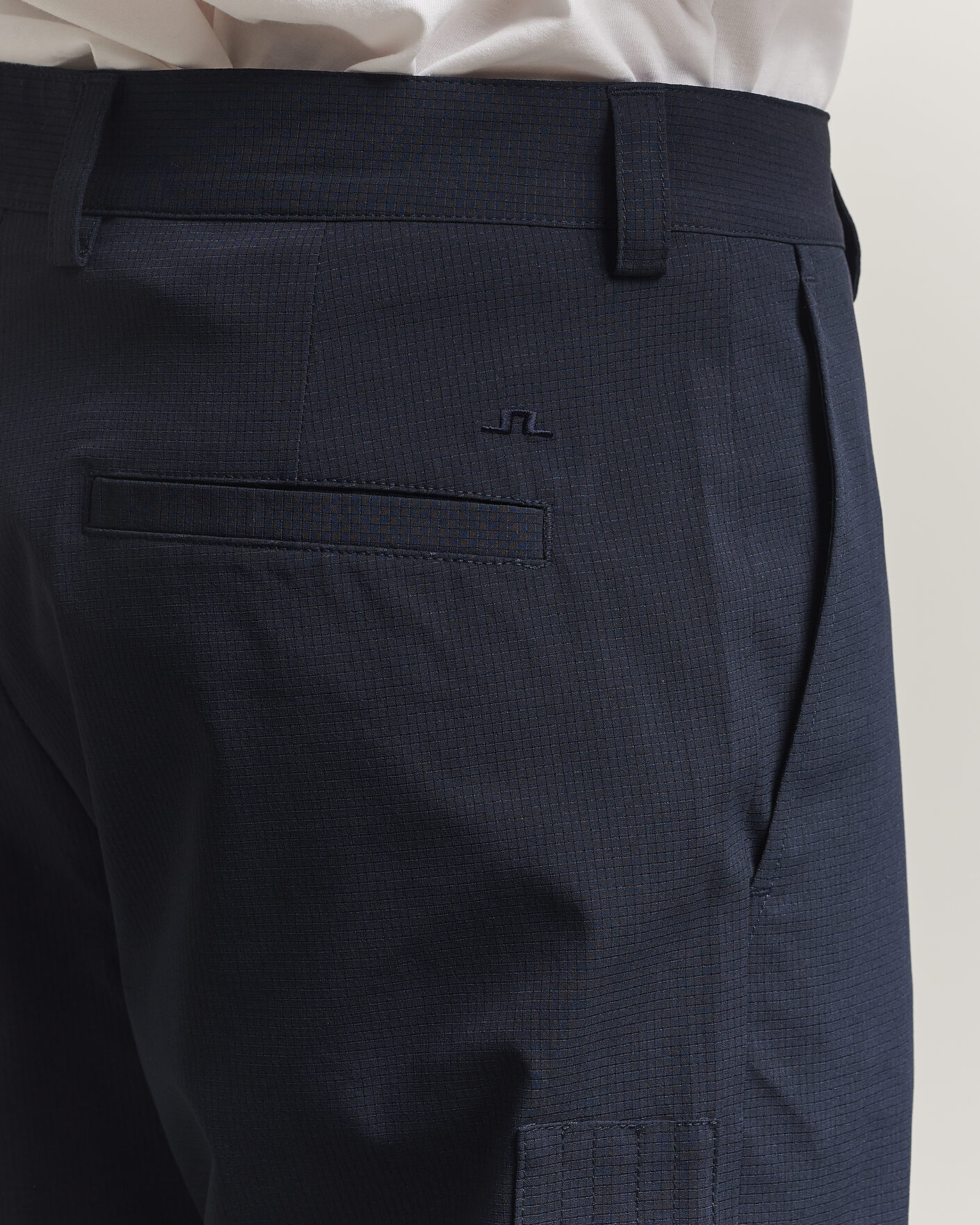 Herr | Byxor | J.Lindeberg | Devyn Straight Vent Pants JL Navy