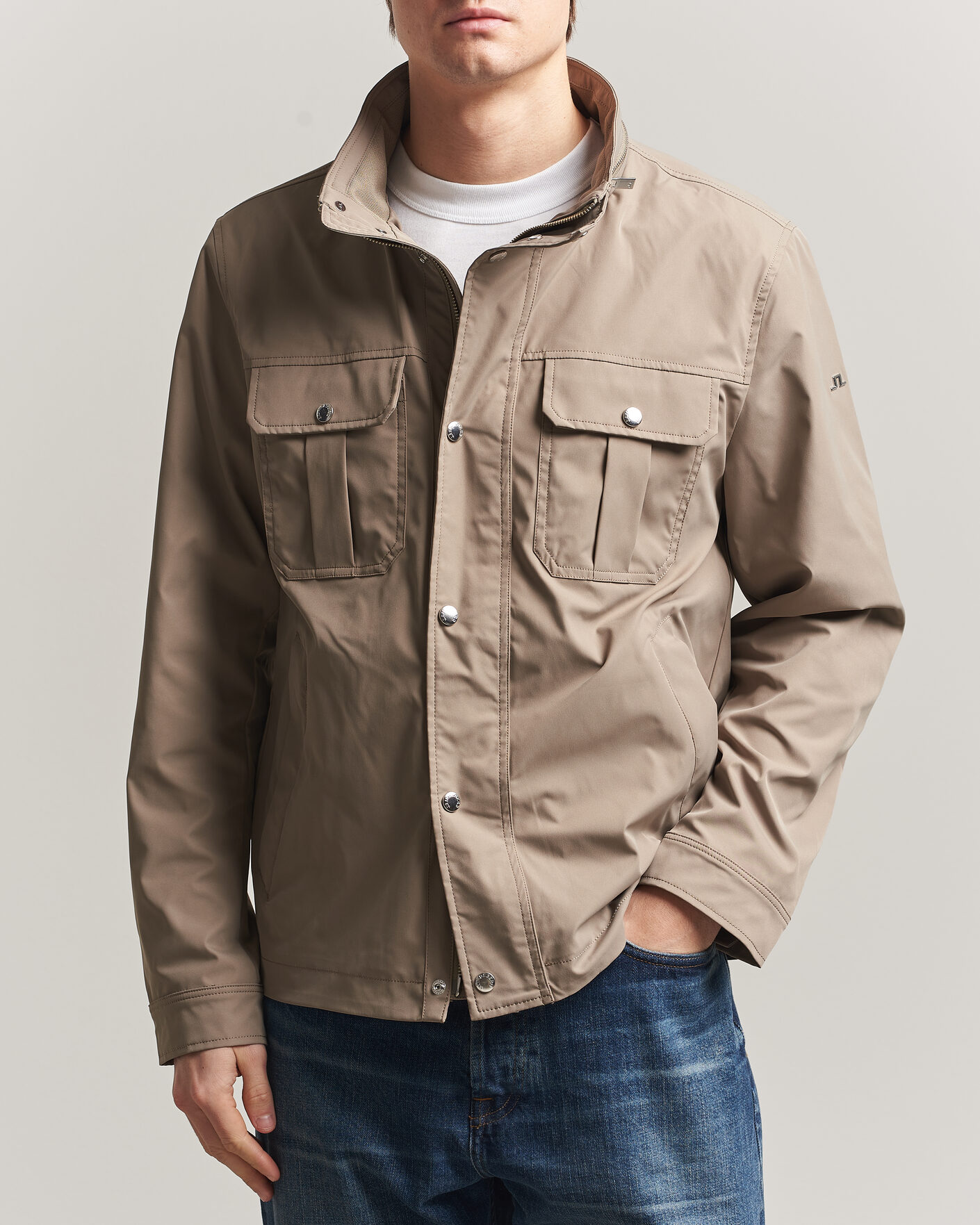 Herr | Jackor | J.Lindeberg | Bailey Recyceled Poly Jacket Brindle
