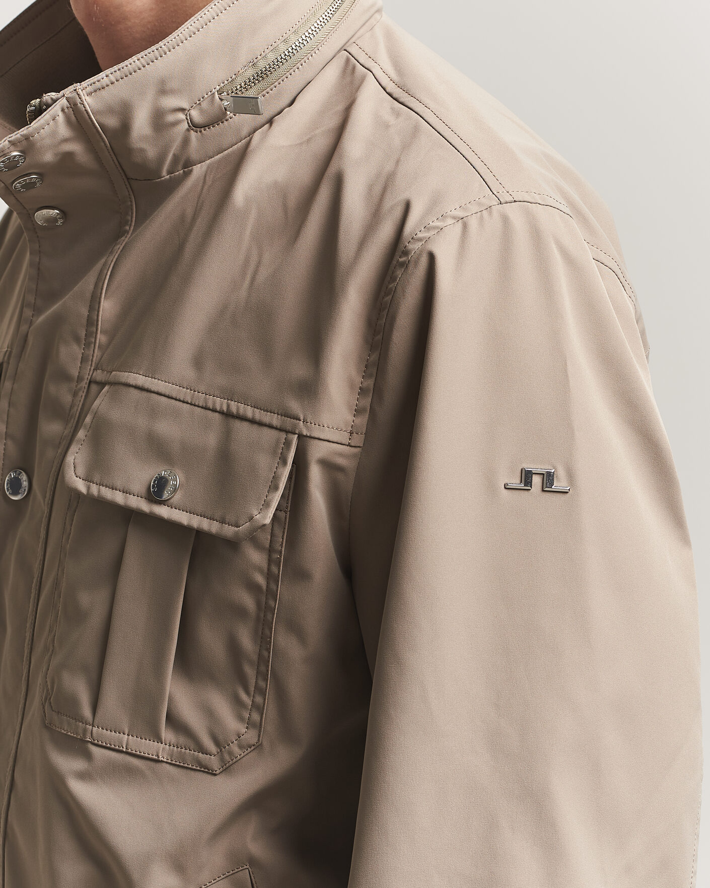 Herr | Jackor | J.Lindeberg | Bailey Recyceled Poly Jacket Brindle