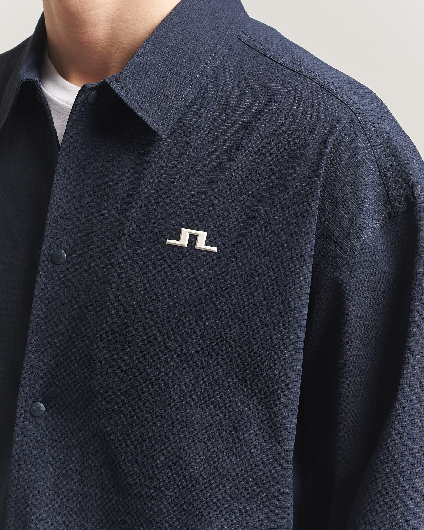 Herr | Skjortor | J.Lindeberg | Dex Coach Overshirt JL Navy