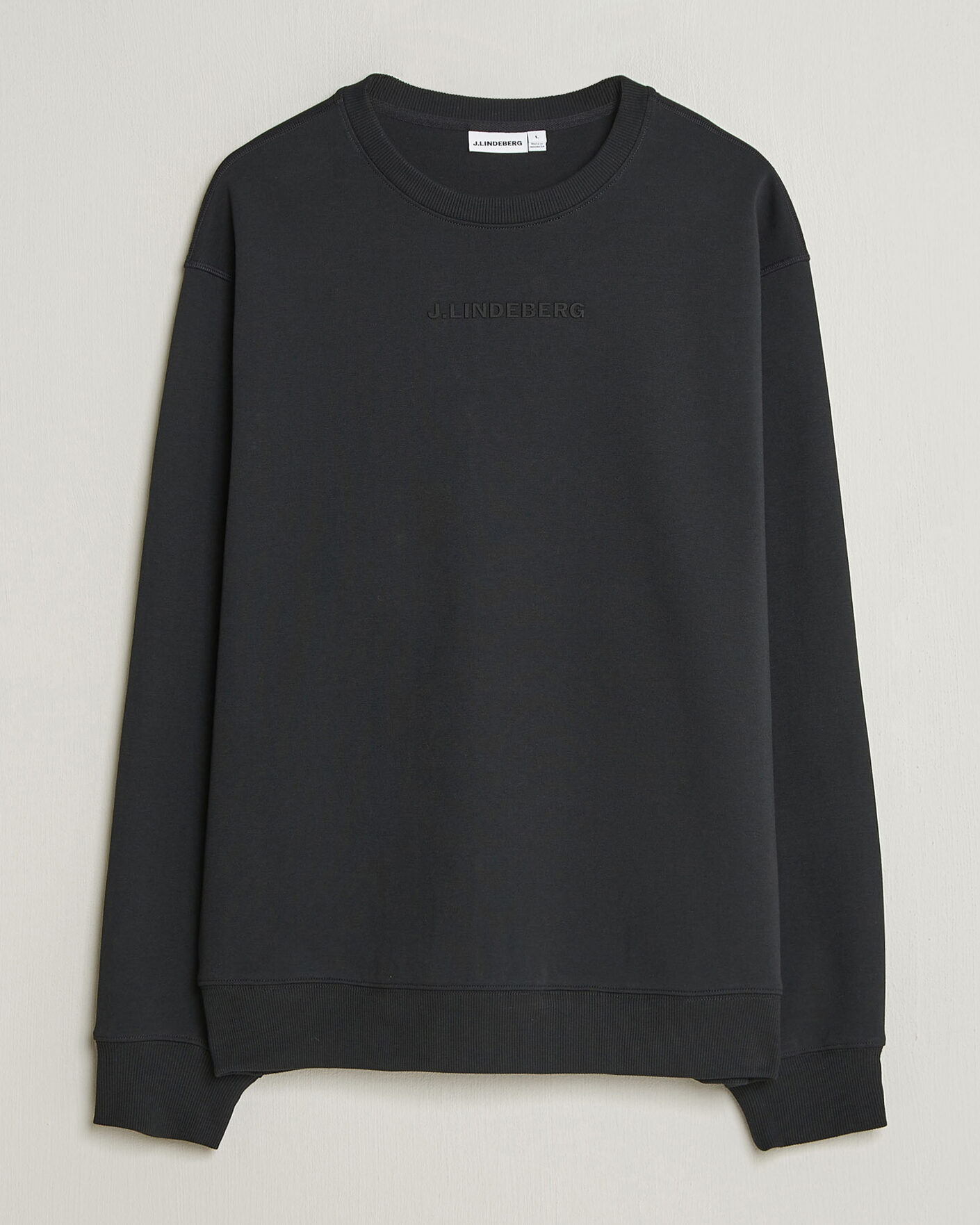 Herr | Tröjor | J.Lindeberg | Club Crew Neck Black