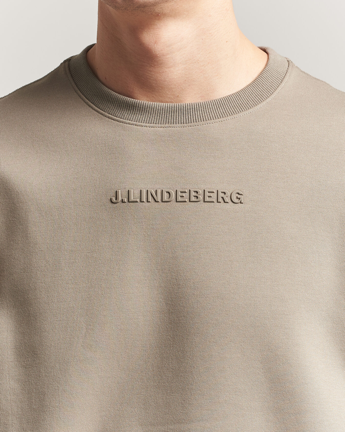 Herr | Tröjor | J.Lindeberg | Club Crew Neck Brindle