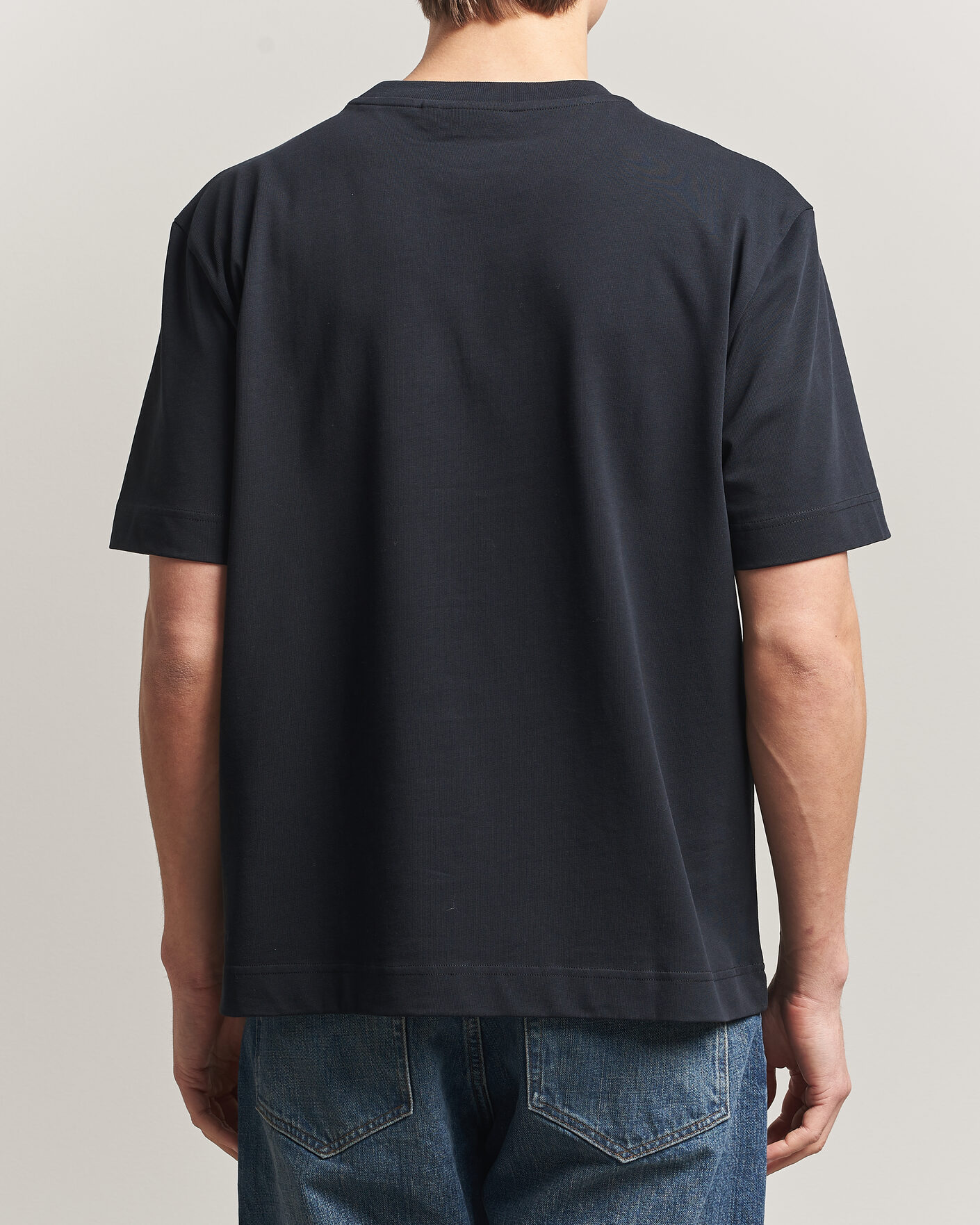 Herr | T-Shirts | J.Lindeberg | Hale Heavy Logo T-Shirt Black