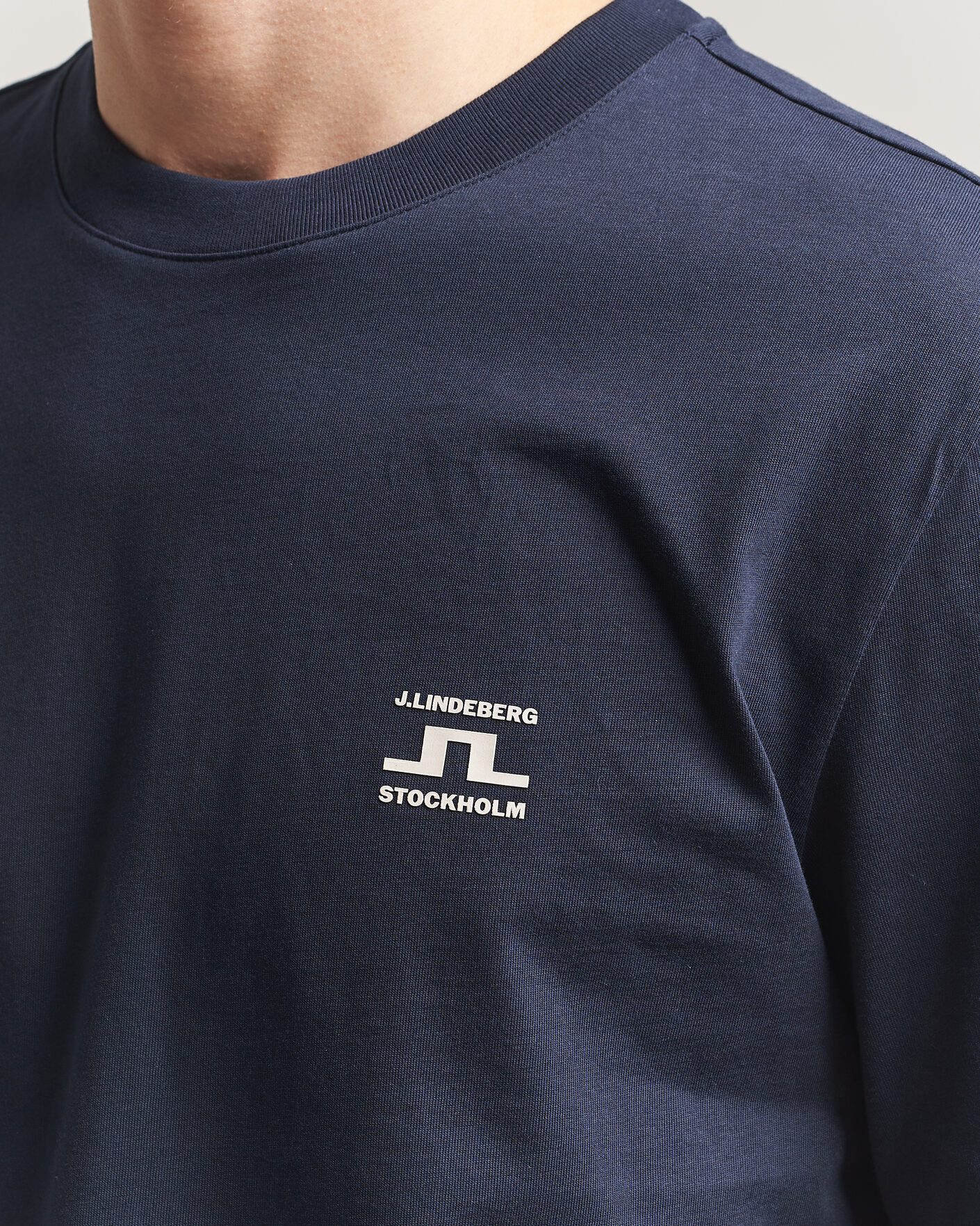 Herr | T-Shirts | J.Lindeberg | Parcie T-Shirt JL Navy