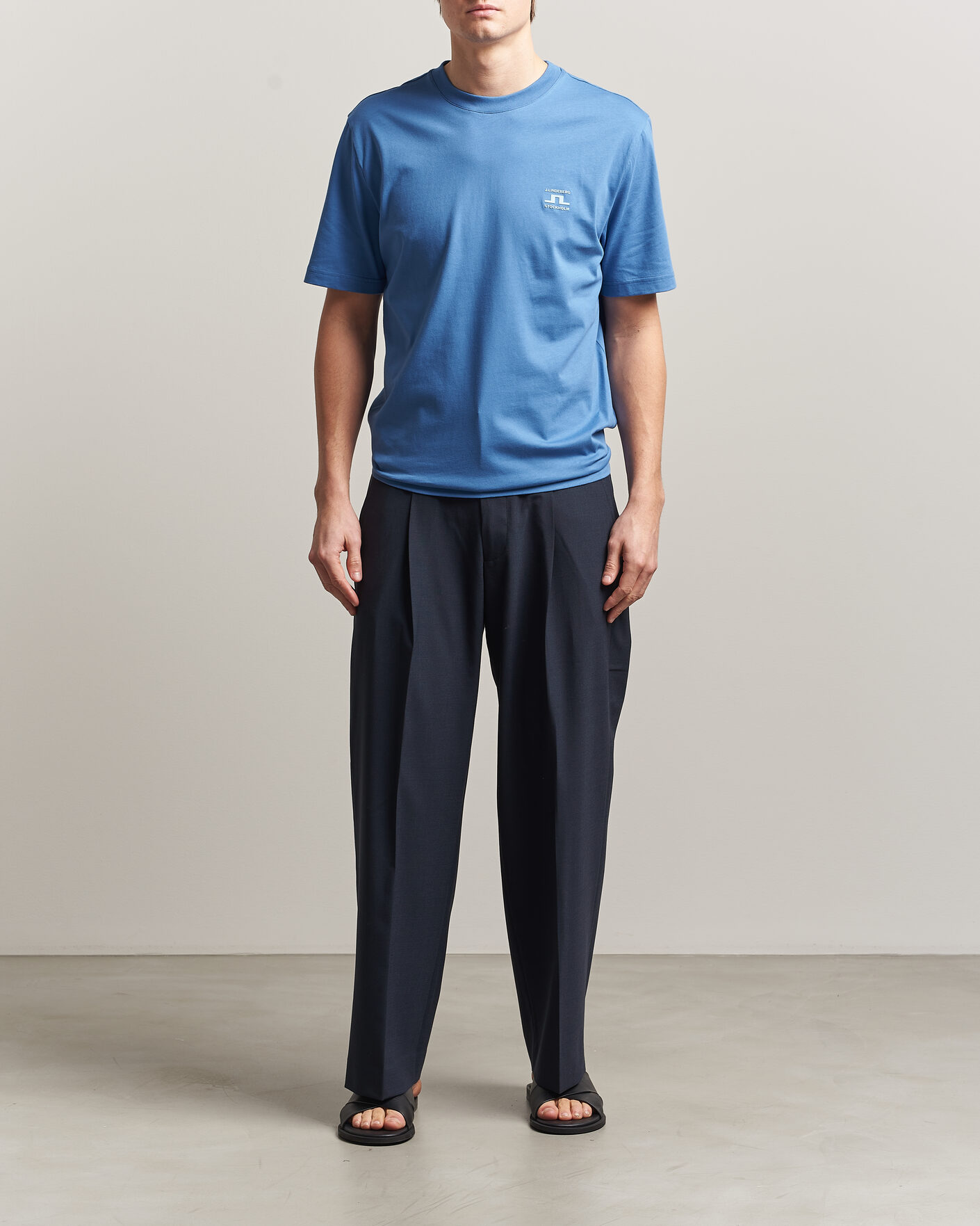 Herr | T-Shirts | J.Lindeberg | Parcie T-Shirt Federal Blue