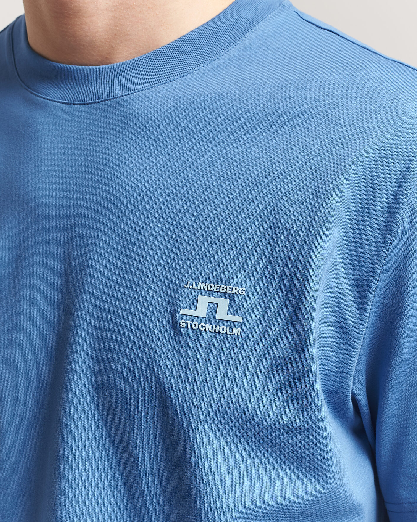 Herr | T-Shirts | J.Lindeberg | Parcie T-Shirt Federal Blue