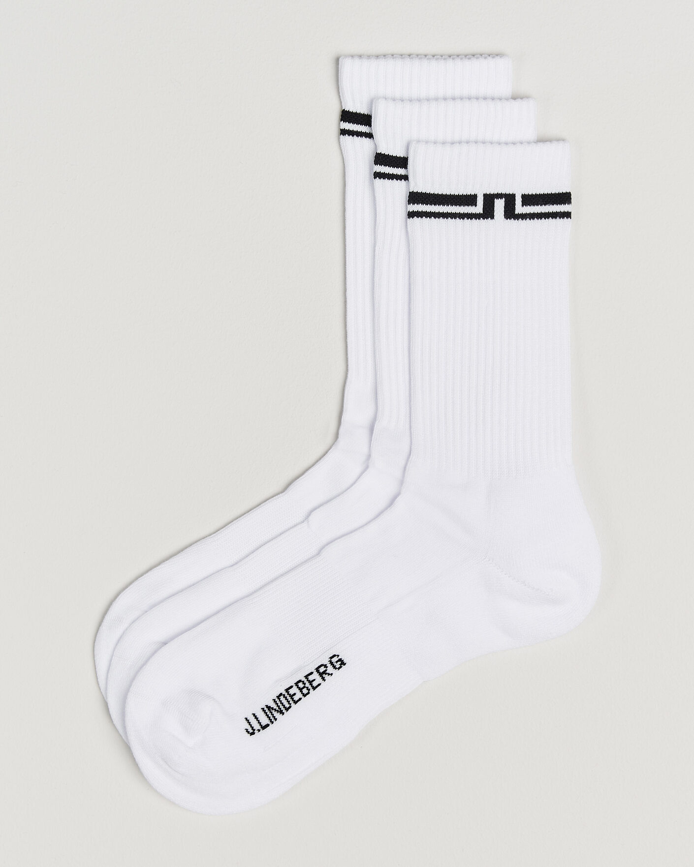 Herr | Underkläder | J.Lindeberg | Johnson 3-Pack Socks White