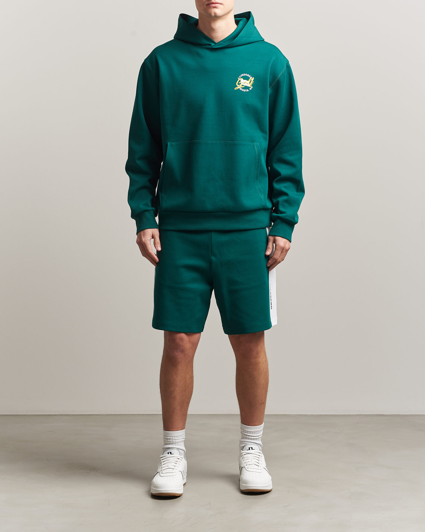 Herr | Shorts | J.Lindeberg | Gusta Masters Tour Sweatshorts Forest Biome