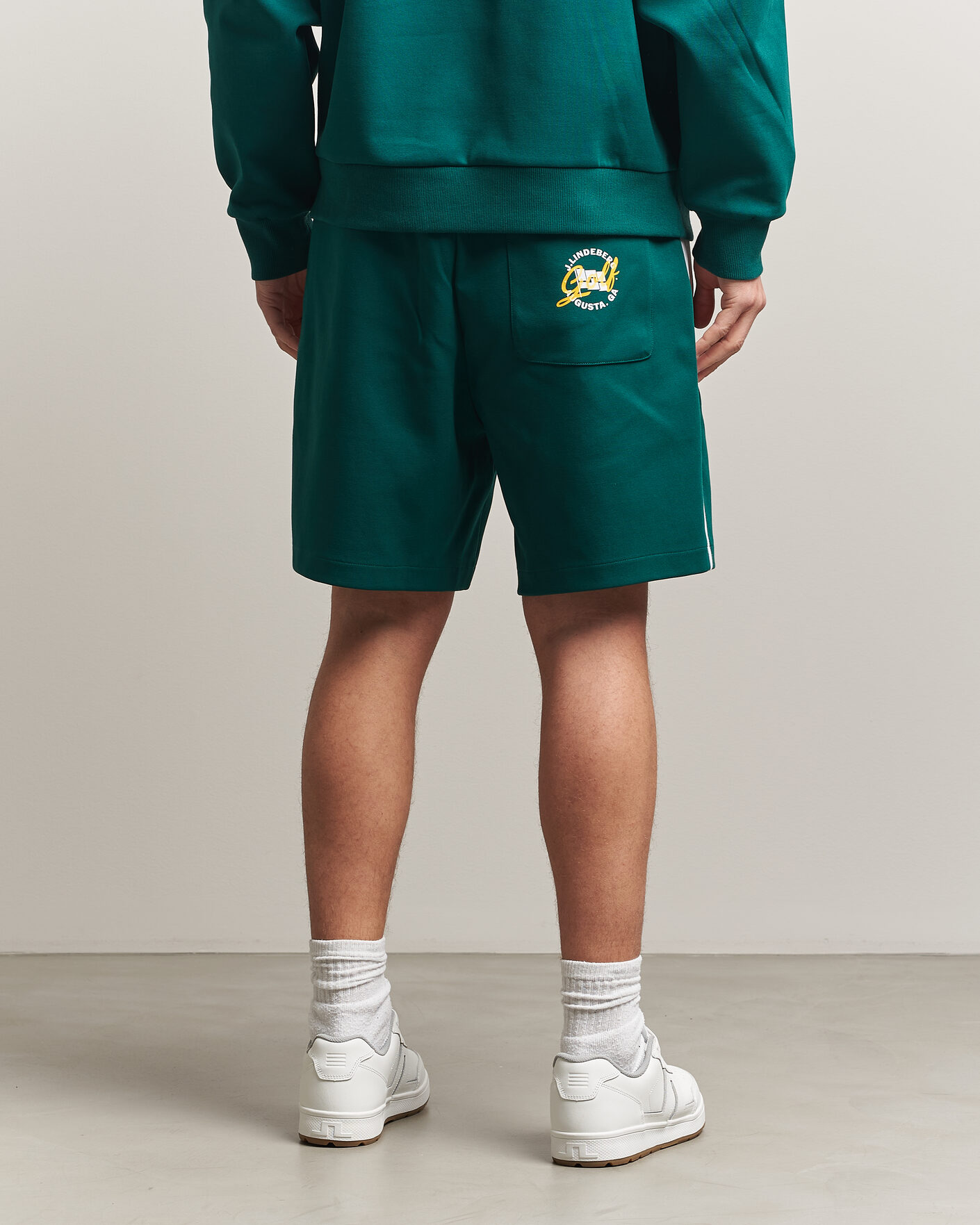 Herr | Shorts | J.Lindeberg | Gusta Masters Tour Sweatshorts Forest Biome