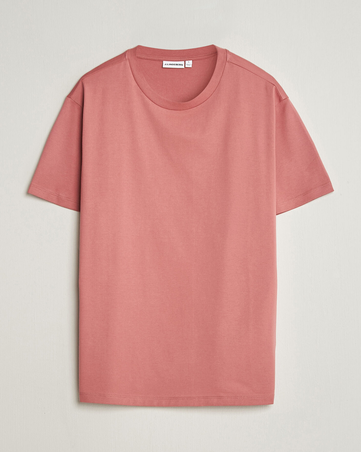Herr | T-Shirts | J.Lindeberg | Sid Basic T-Shirt Withered Rose