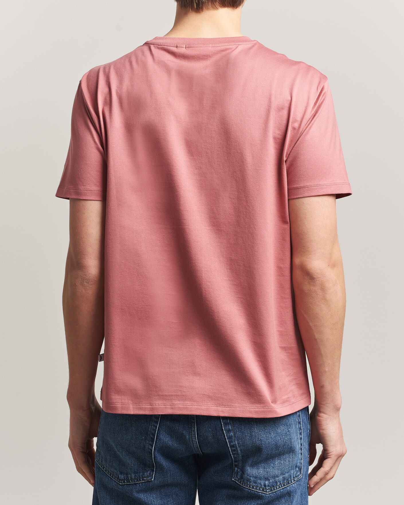 Herr | T-Shirts | J.Lindeberg | Sid Basic T-Shirt Withered Rose