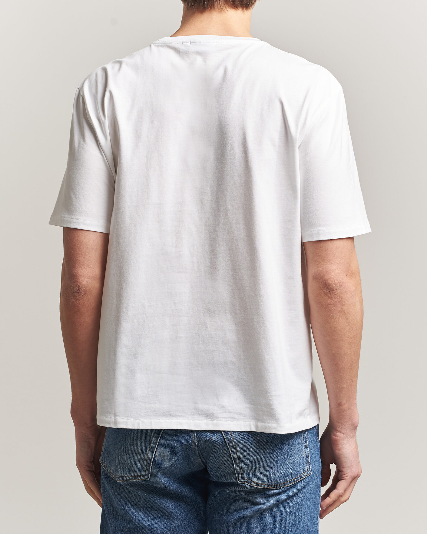 Herr | T-Shirts | J.Lindeberg | Alpha T-Shirt White