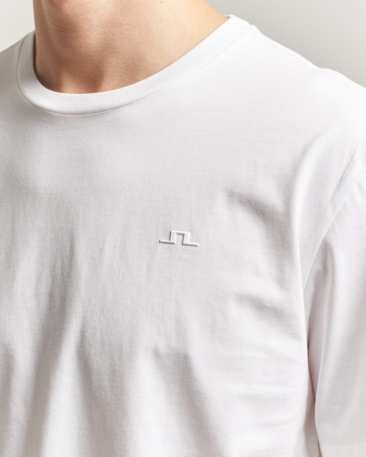 Herr | T-Shirts | J.Lindeberg | Alpha T-Shirt White