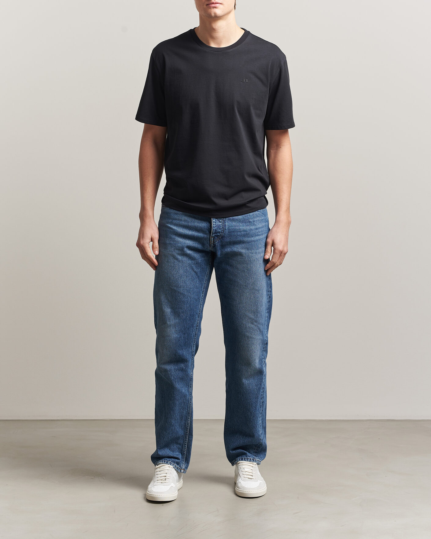 Herr | T-Shirts | J.Lindeberg | Alpha T-Shirt Black