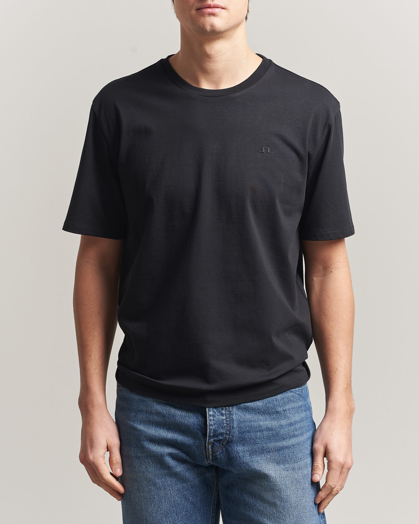 Herr | T-Shirts | J.Lindeberg | Alpha T-Shirt Black