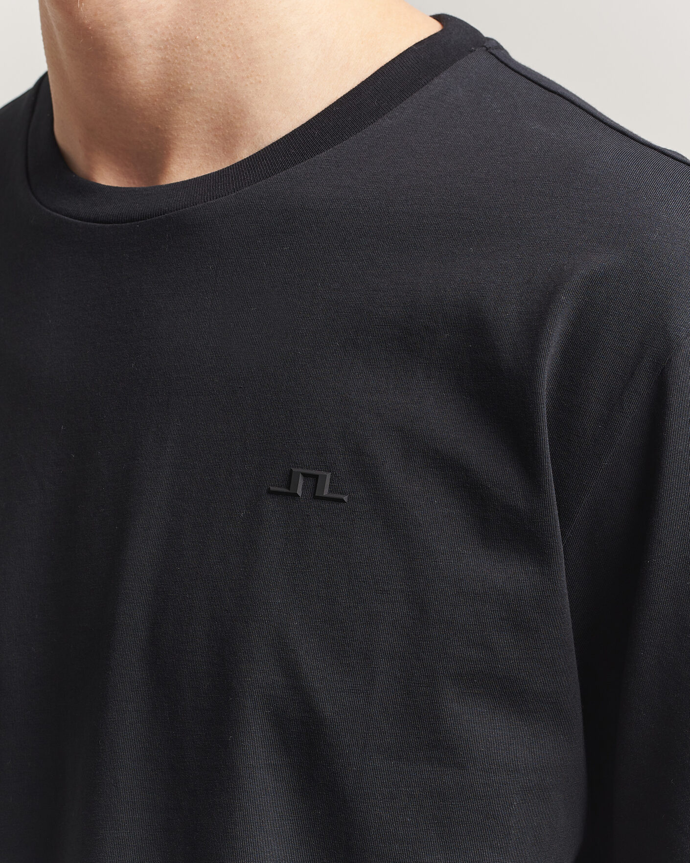 Herr | T-Shirts | J.Lindeberg | Alpha T-Shirt Black