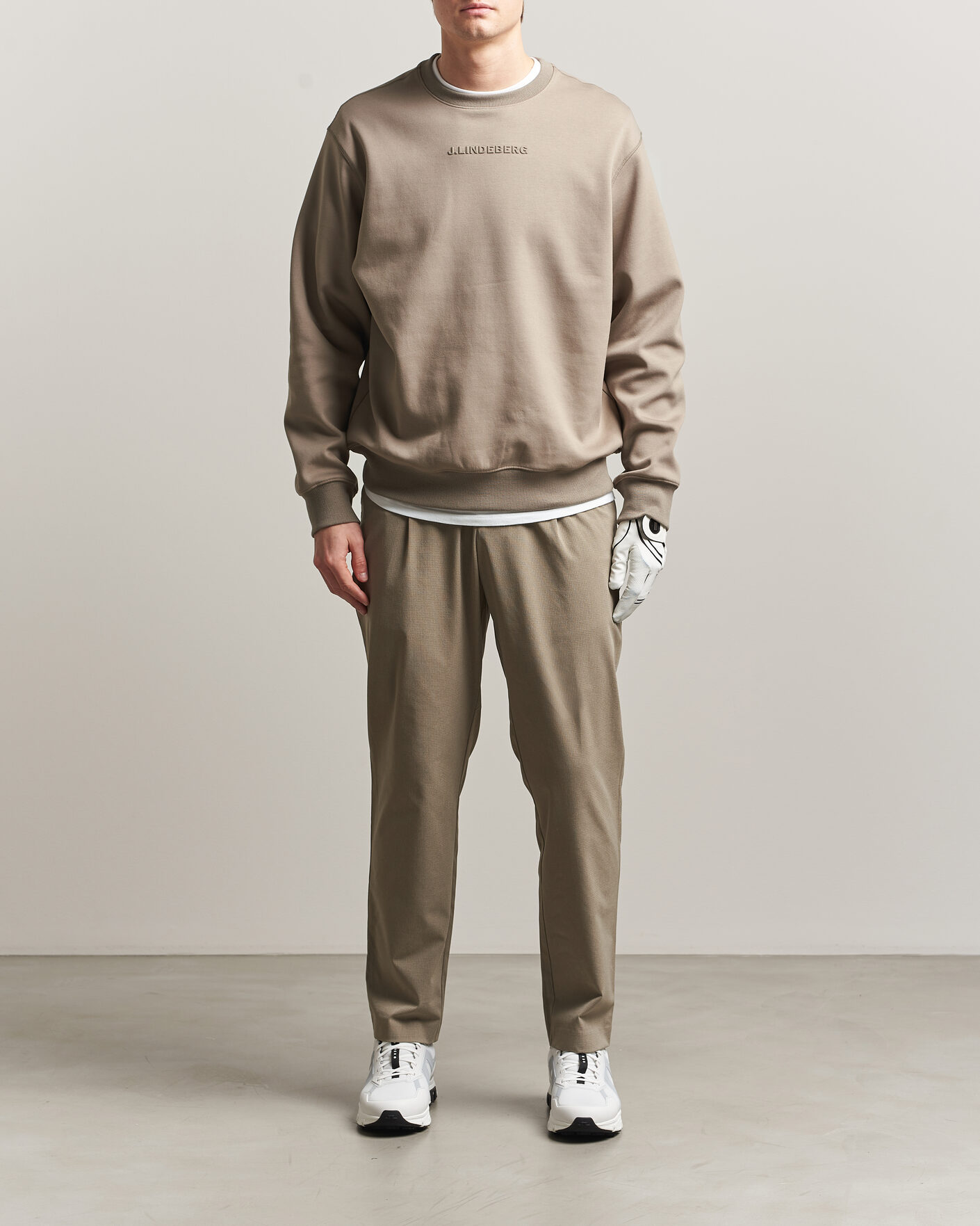 Herr | Byxor | J.Lindeberg | Harris Drawstring Pants Brindle