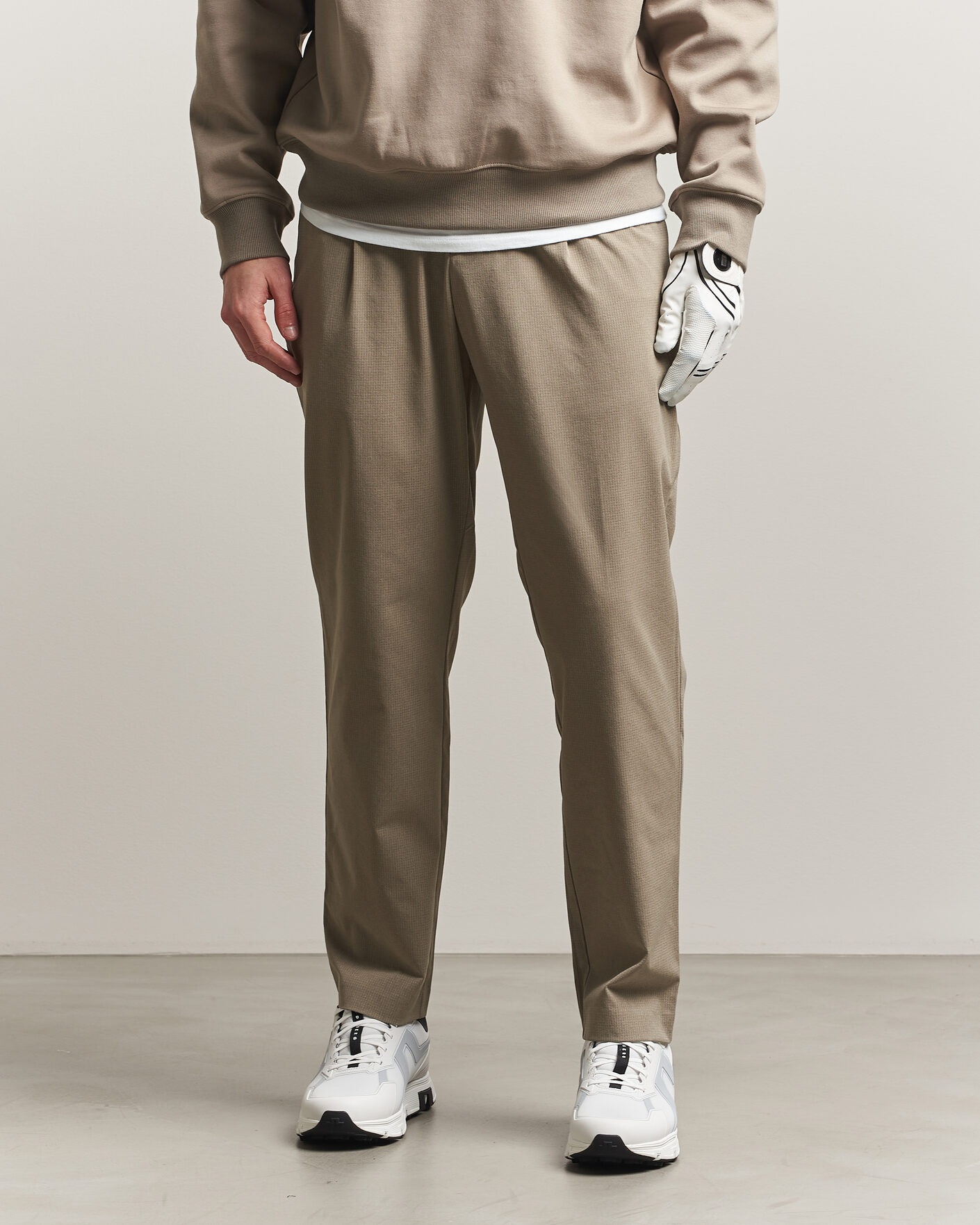 Herr | Byxor | J.Lindeberg | Harris Drawstring Pants Brindle