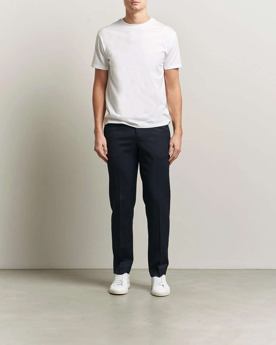 Herr | T-Shirts | J.Lindeberg | Sid Basic T-Shirt White