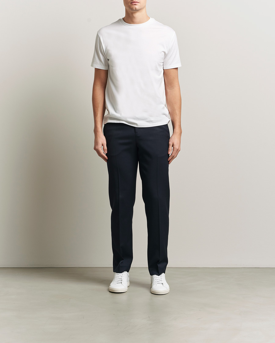 Herr | T-Shirts | J.Lindeberg | Sid Basic T-Shirt White