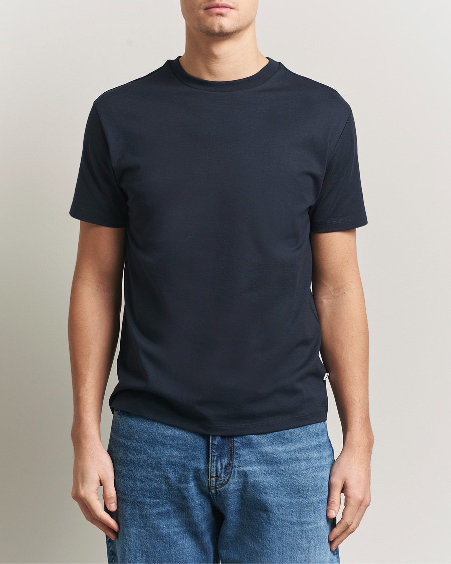 Herr | T-Shirts | J.Lindeberg | Sid Basic T-Shirt JL Navy