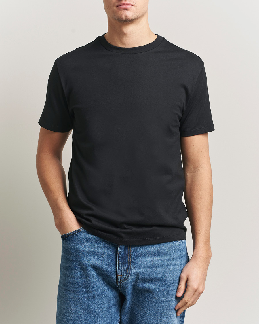 Herr | T-Shirts | J.Lindeberg | Sid Basic T-Shirt Black