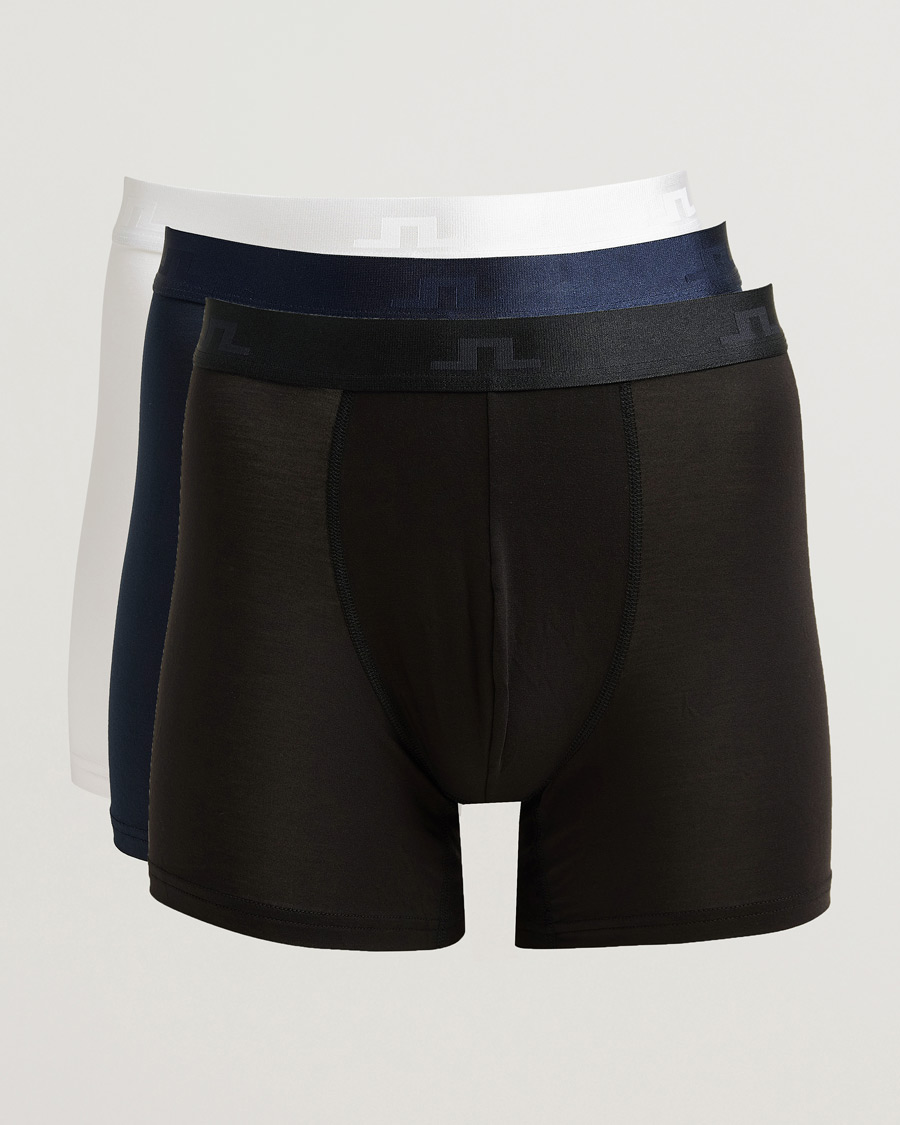 Herr | Underkläder | J.Lindeberg | 3-Pack Bridge Lyocell Boxer Multi