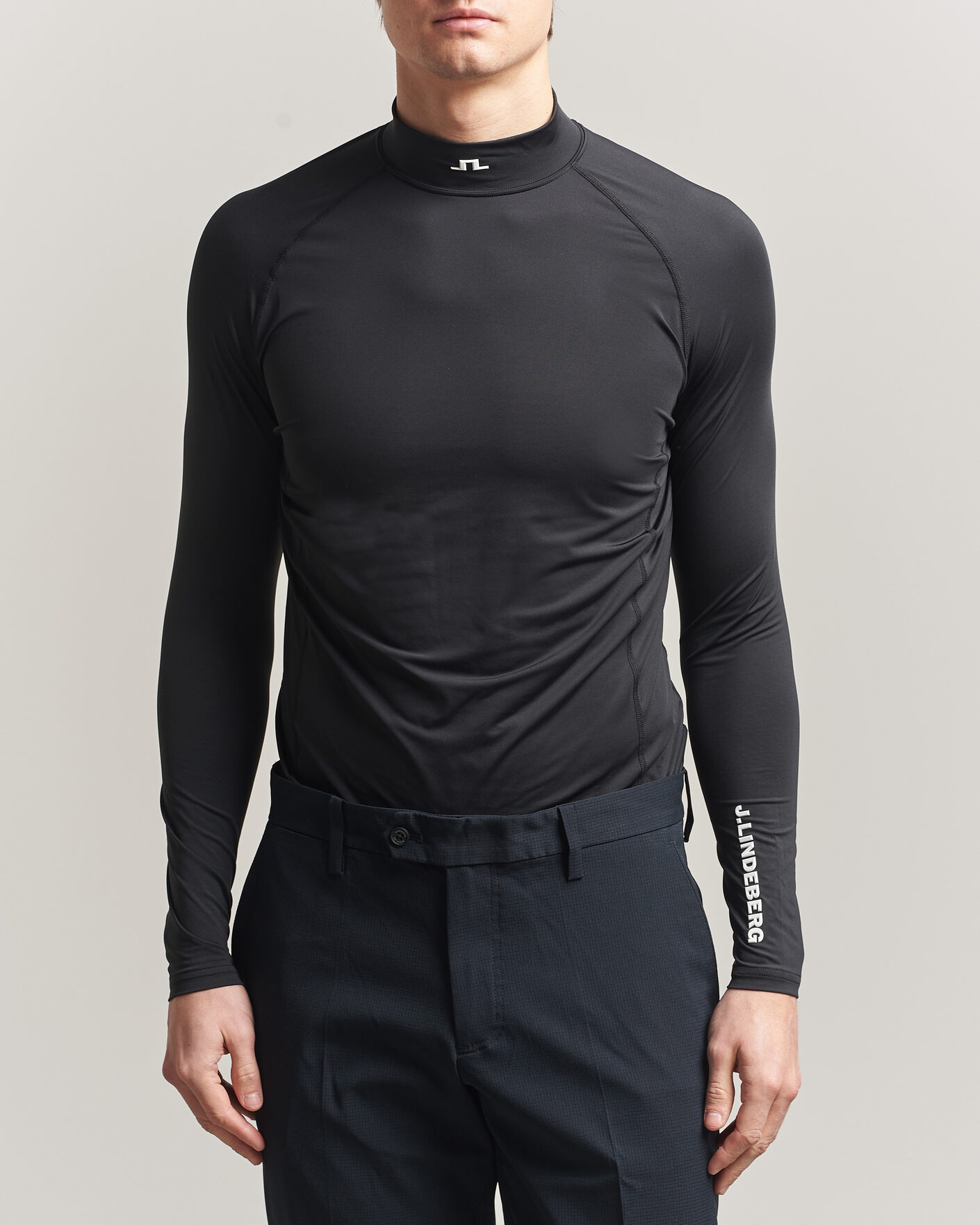 Herr | T-Shirts | J.Lindeberg | Ello Compression T-Shirt Black