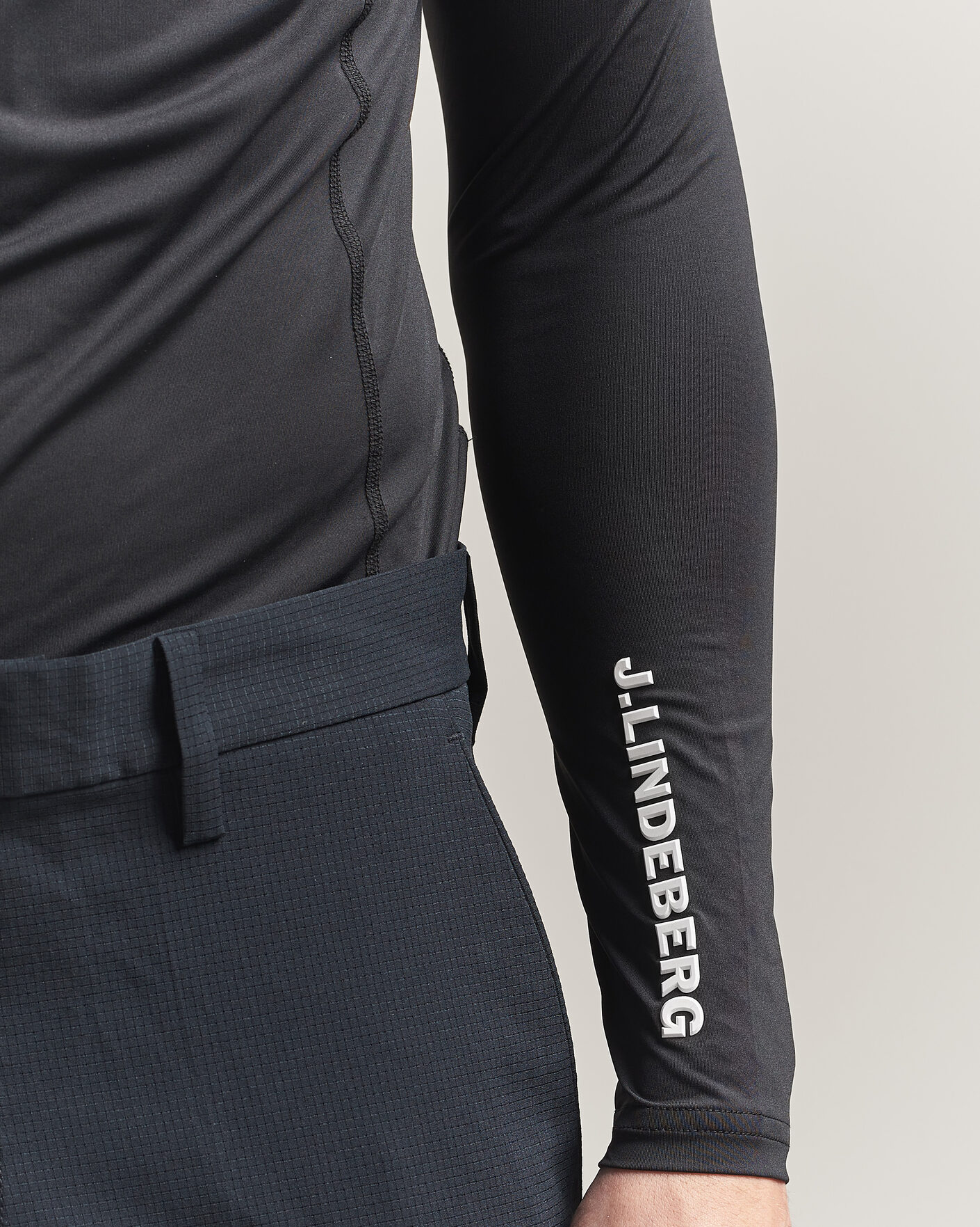 Herr | T-Shirts | J.Lindeberg | Ello Compression T-Shirt Black