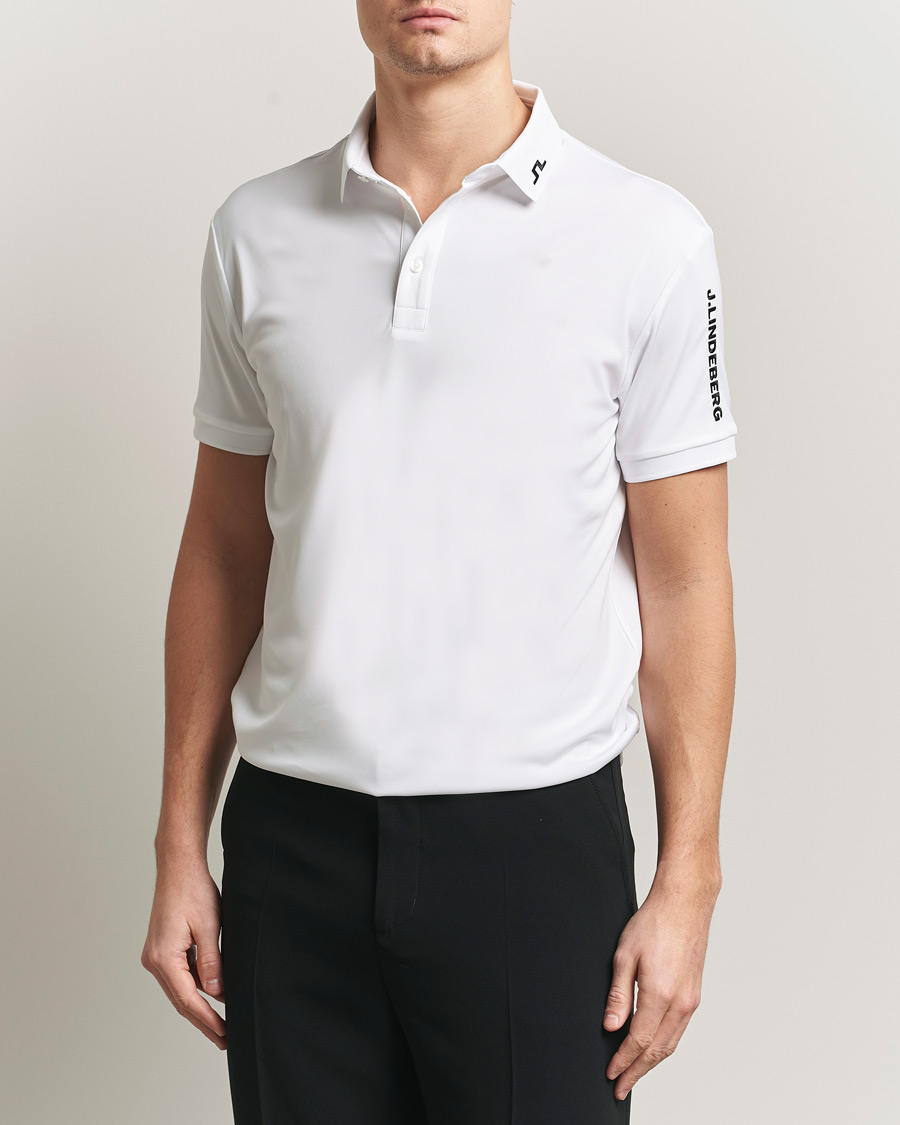 Herr | Pikéer | J.Lindeberg | Tour Tech Polo White