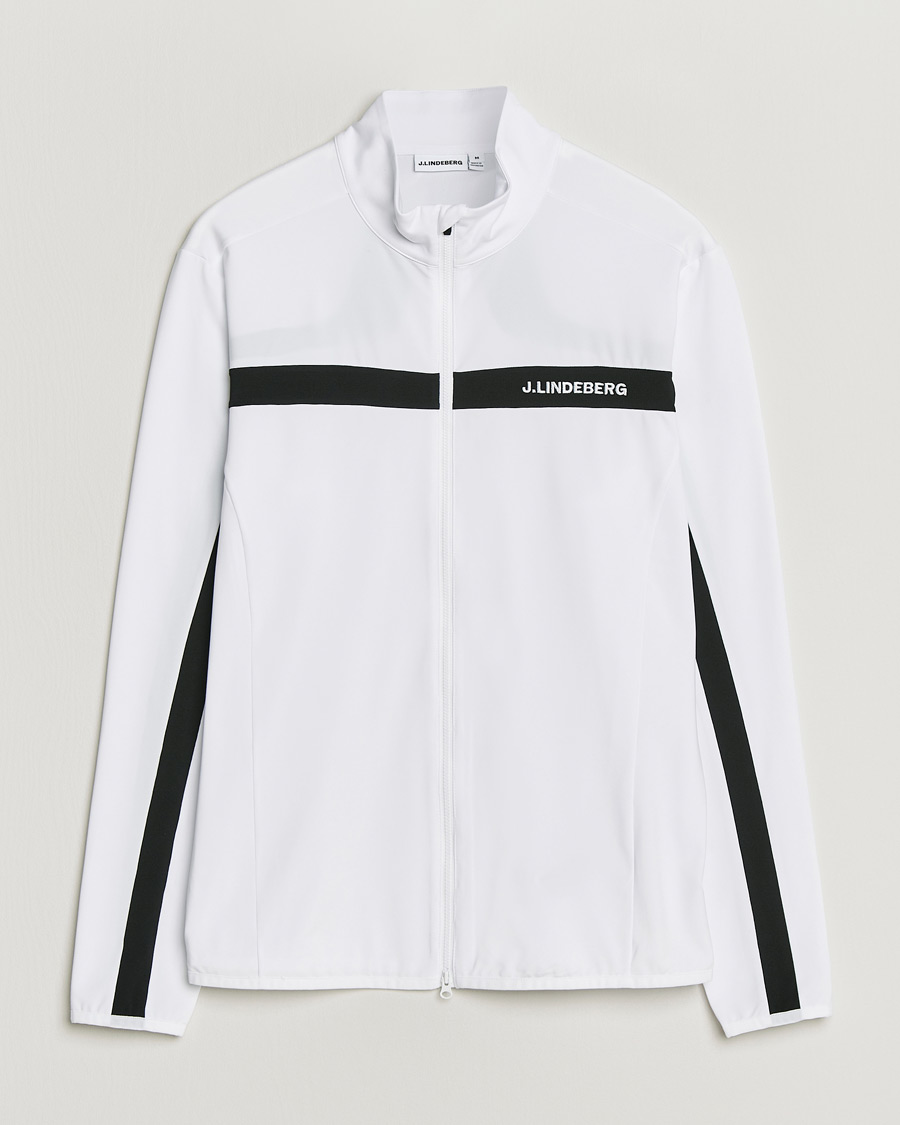 Herr | Tröjor | J.Lindeberg | Jarvis Mid Layer Full Zip White