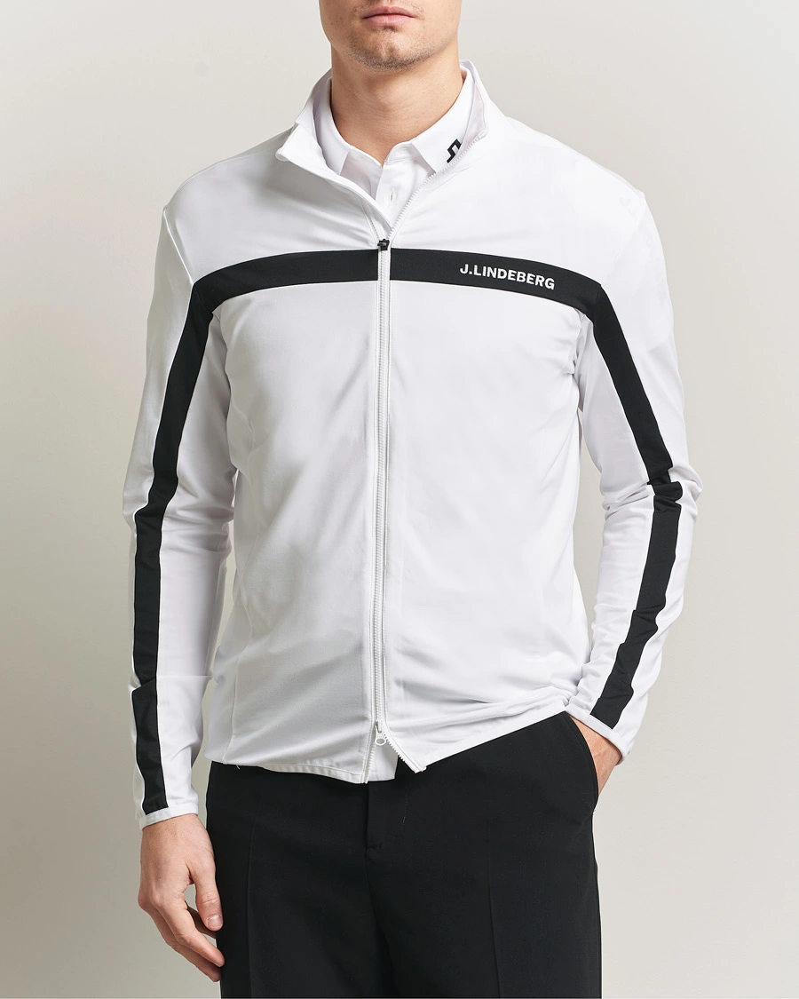 Herr | Tröjor | J.Lindeberg | Jarvis Mid Layer Full Zip White