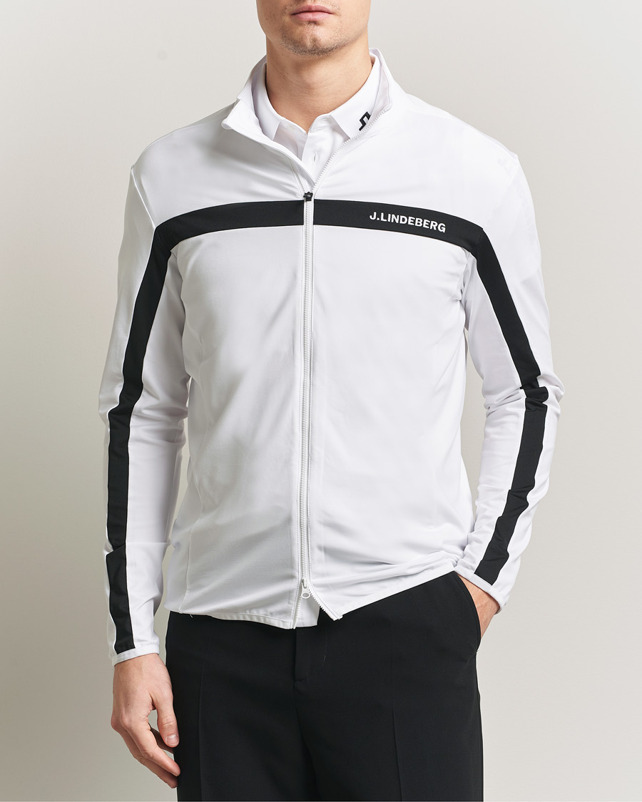 Herr | Tröjor | J.Lindeberg | Jarvis Mid Layer Full Zip White