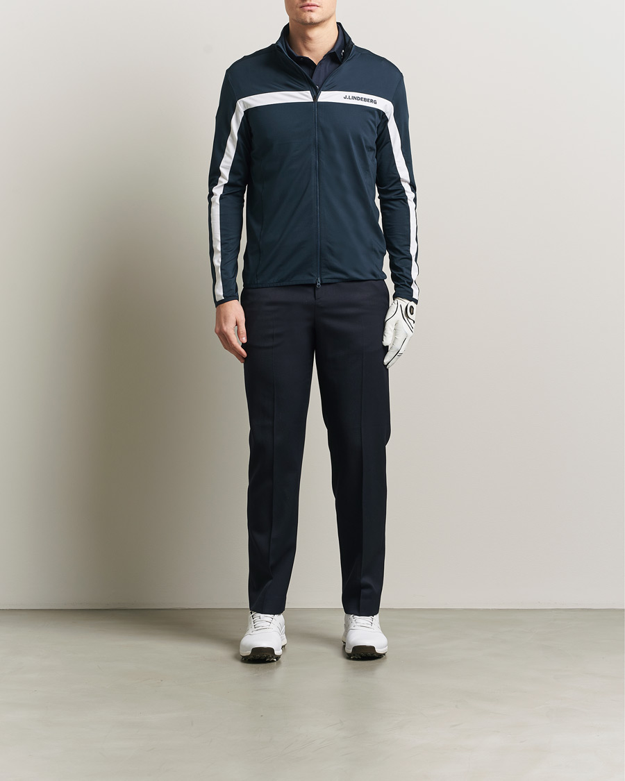 Herr | Tröjor | J.Lindeberg | Jarvis Mid Layer Full Zip JL Navy