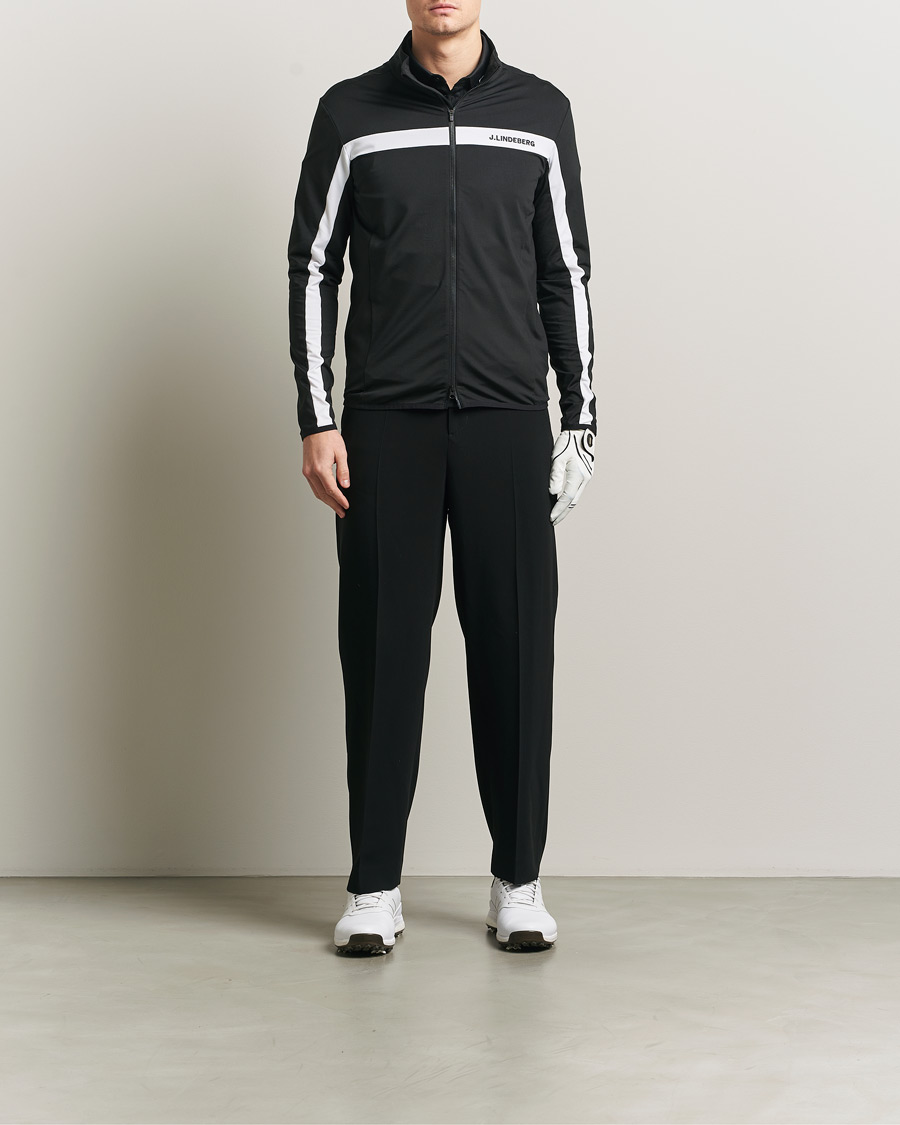 Herr | Tröjor | J.Lindeberg | Jarvis Mid Layer Full Zip Black
