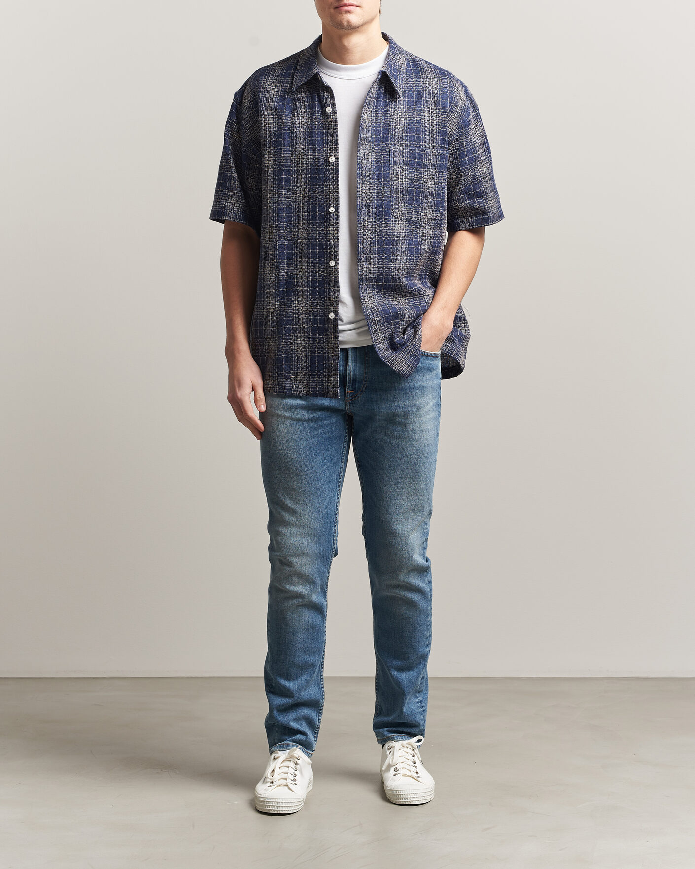 Herr | Byxor | Nudie Jeans | Lean Dean Jeans Blue Legend