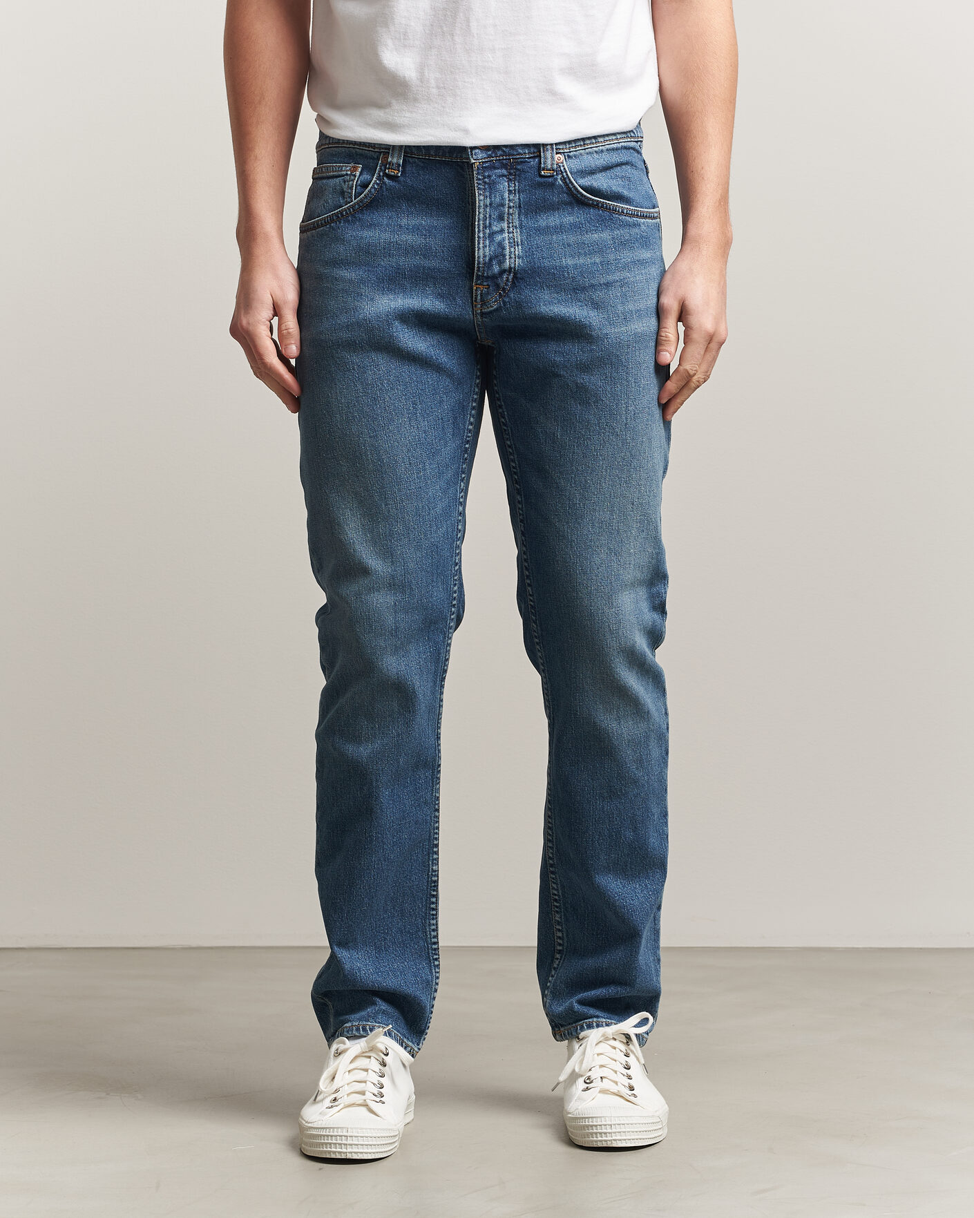 Herr | Byxor | Nudie Jeans | Solid Ollie Jeans Blue Blur
