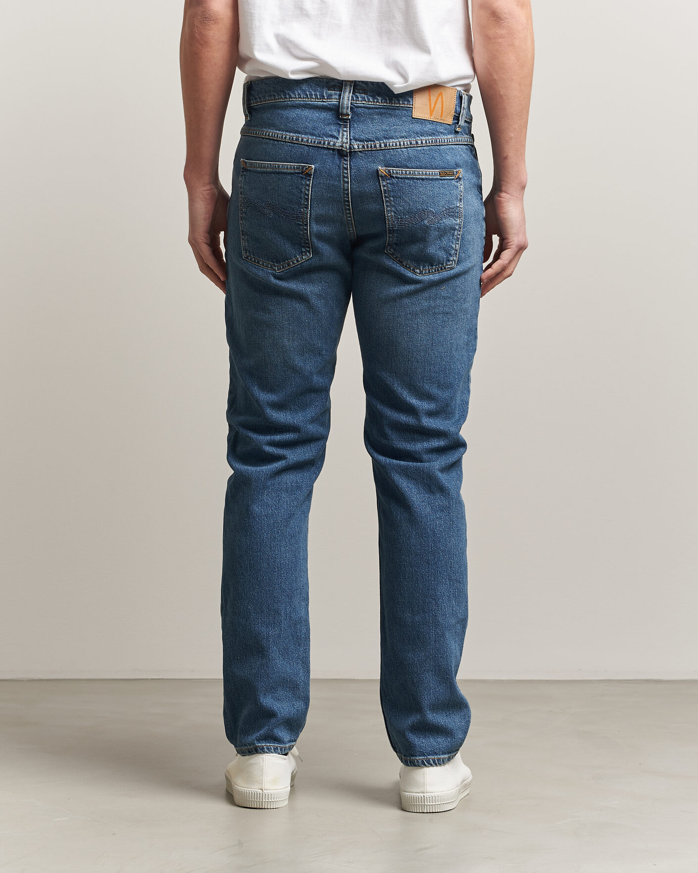 Herr | Byxor | Nudie Jeans | Solid Ollie Jeans Blue Blur