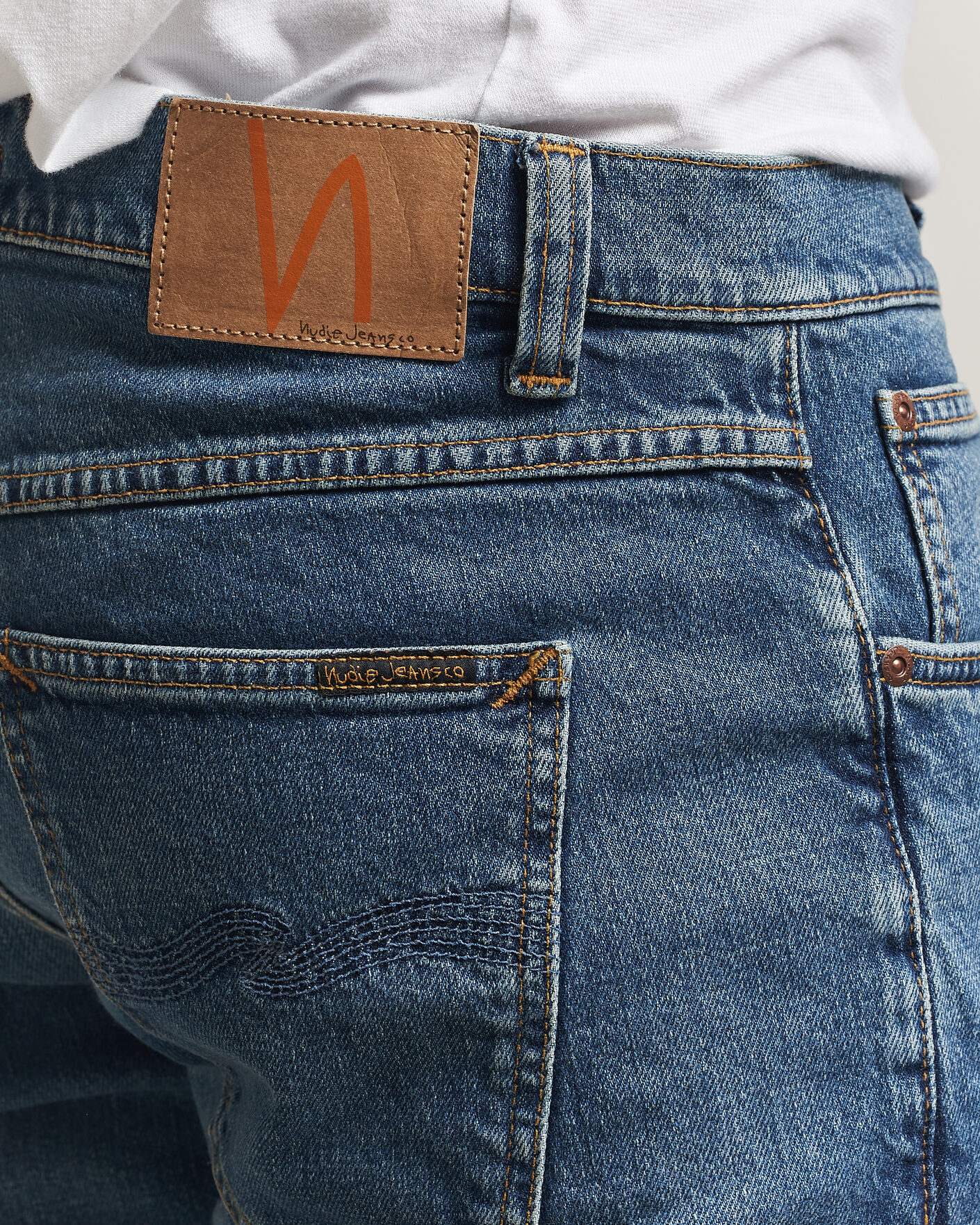 Herr | Byxor | Nudie Jeans | Solid Ollie Jeans Blue Blur