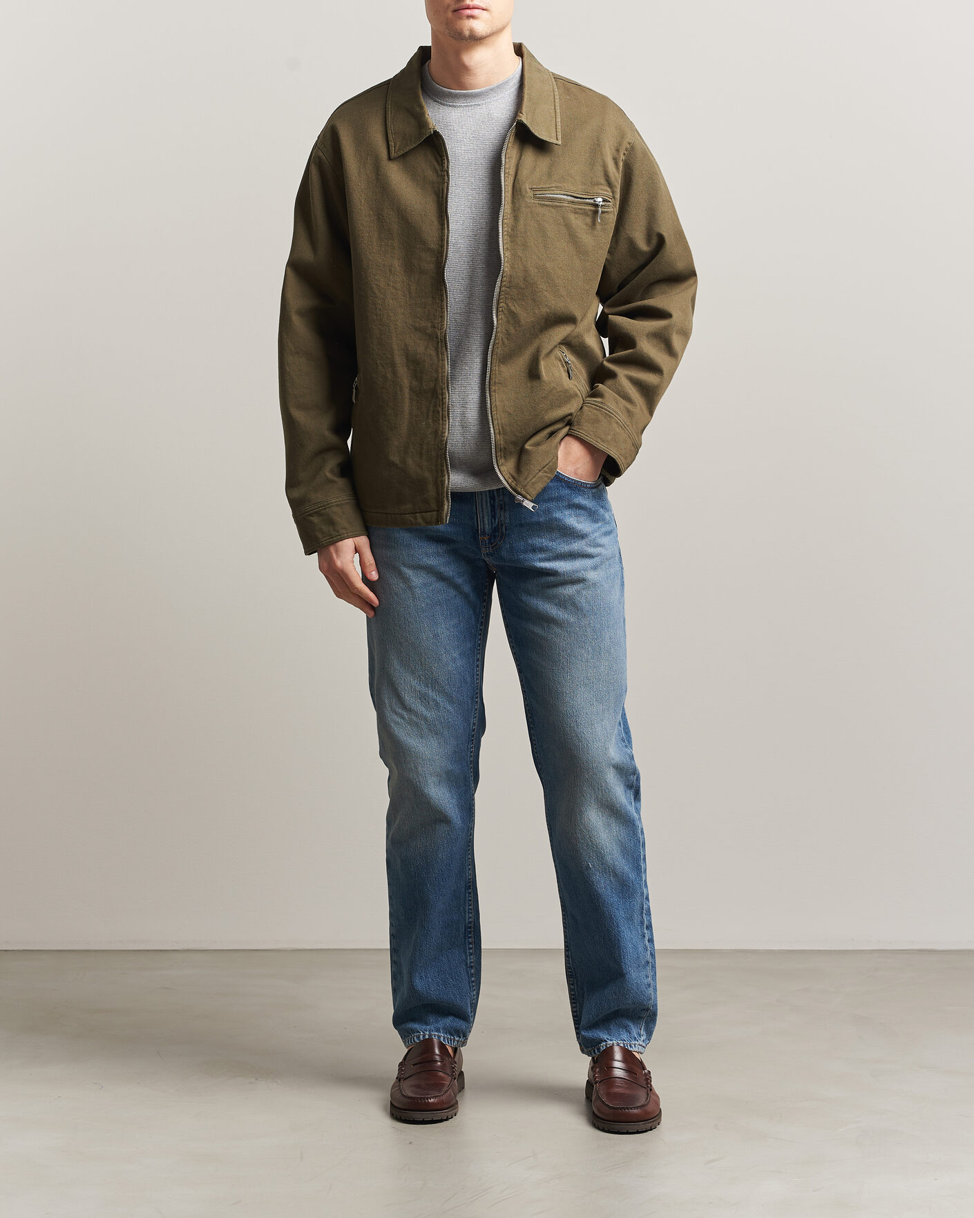 Herr | Byxor | Nudie Jeans | Gritty Jackson Jeans Cool Blue