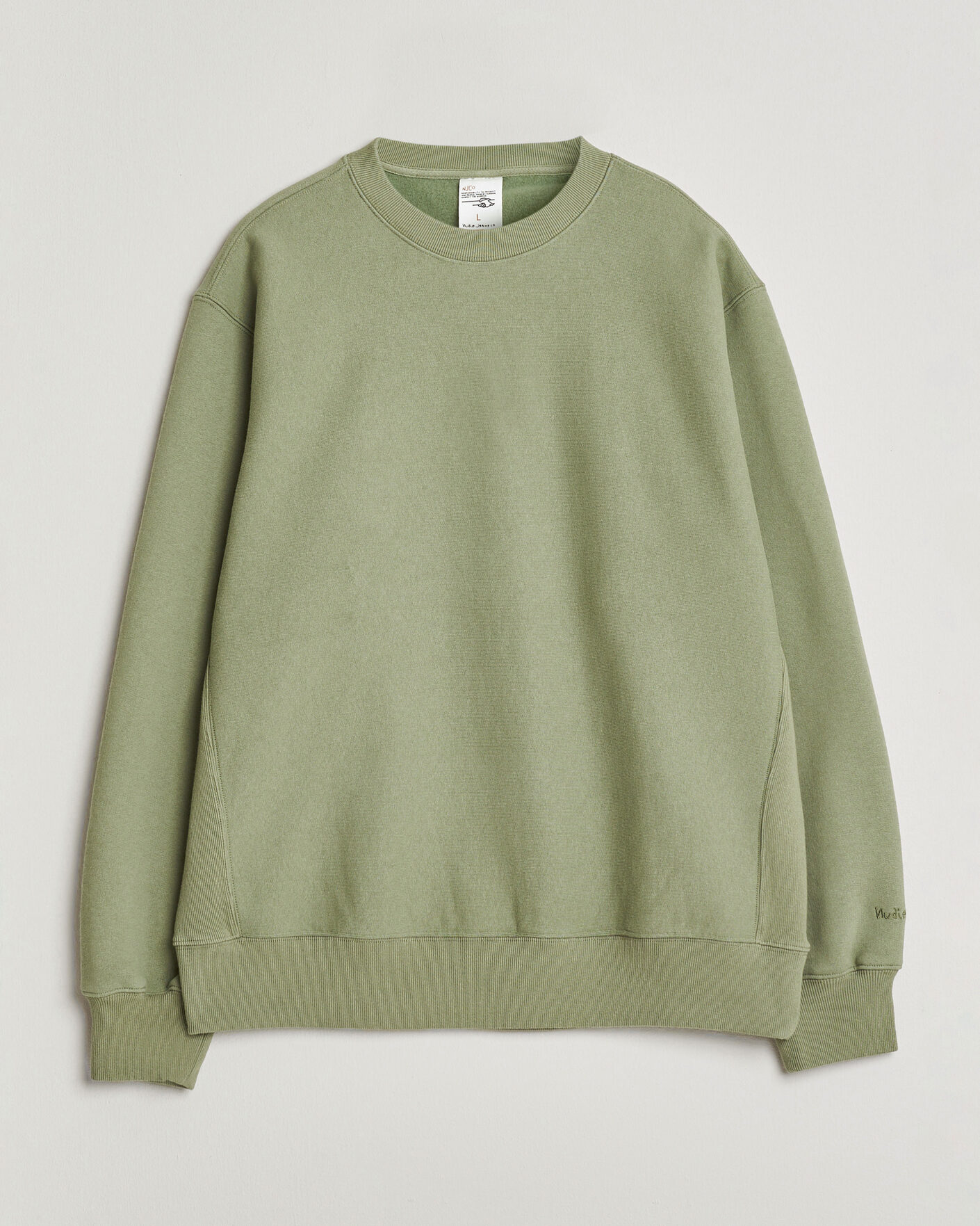 Herr | Tröjor | Nudie Jeans | Hasse Crew Neck Sweatshirt Green
