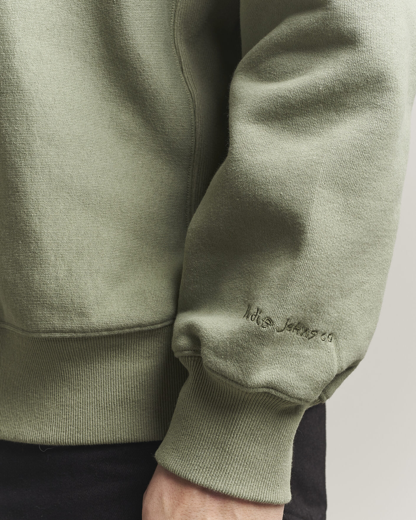 Herr | Tröjor | Nudie Jeans | Hasse Crew Neck Sweatshirt Green