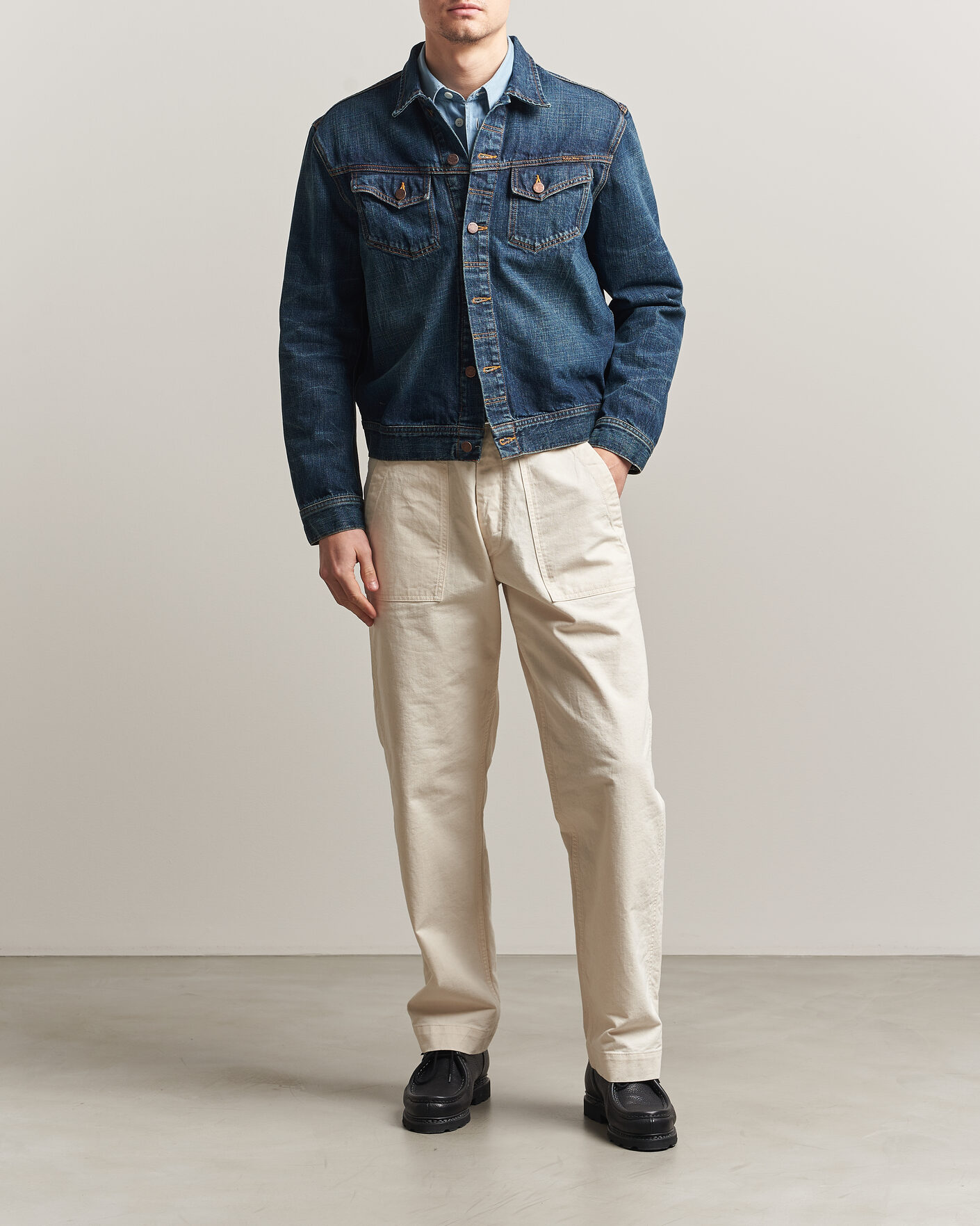 Herr | Jackor | Nudie Jeans | Conny Denim Jacket Heavy Used