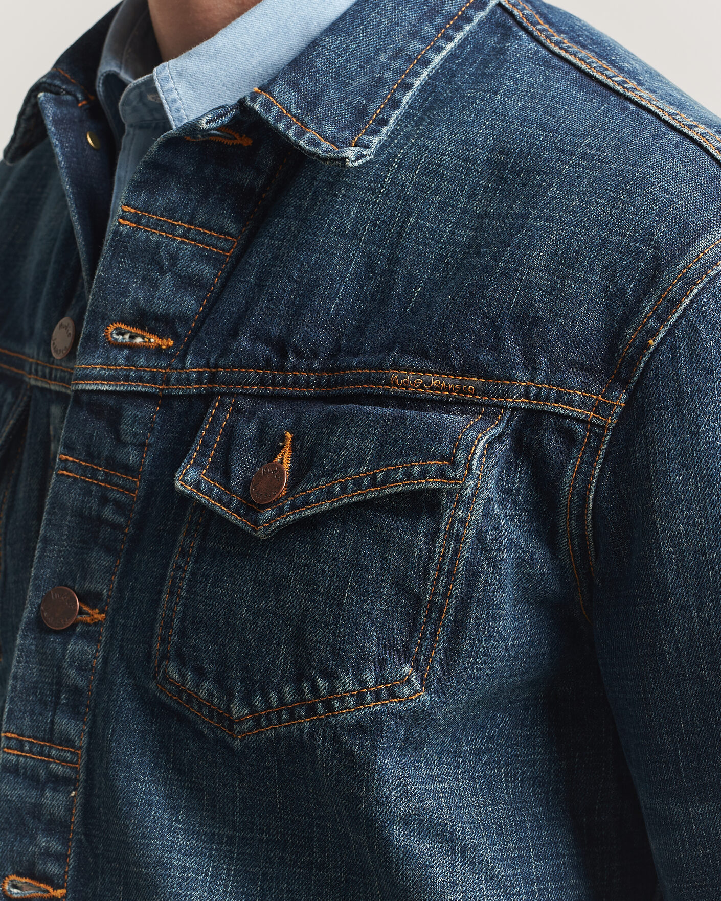 Herr | Jackor | Nudie Jeans | Conny Denim Jacket Heavy Used