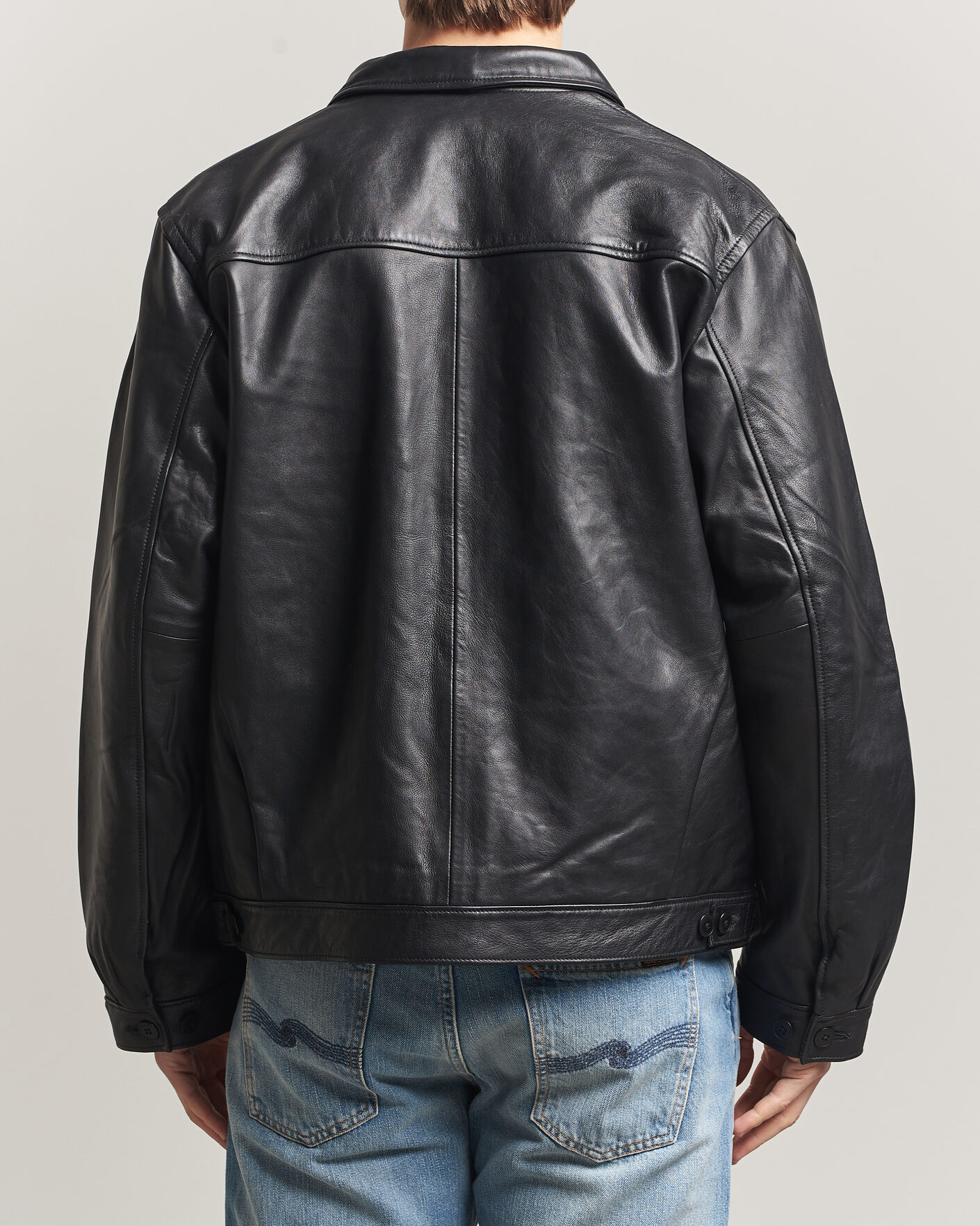 Herr | Jackor | Nudie Jeans | Blake Leather Jacket Black