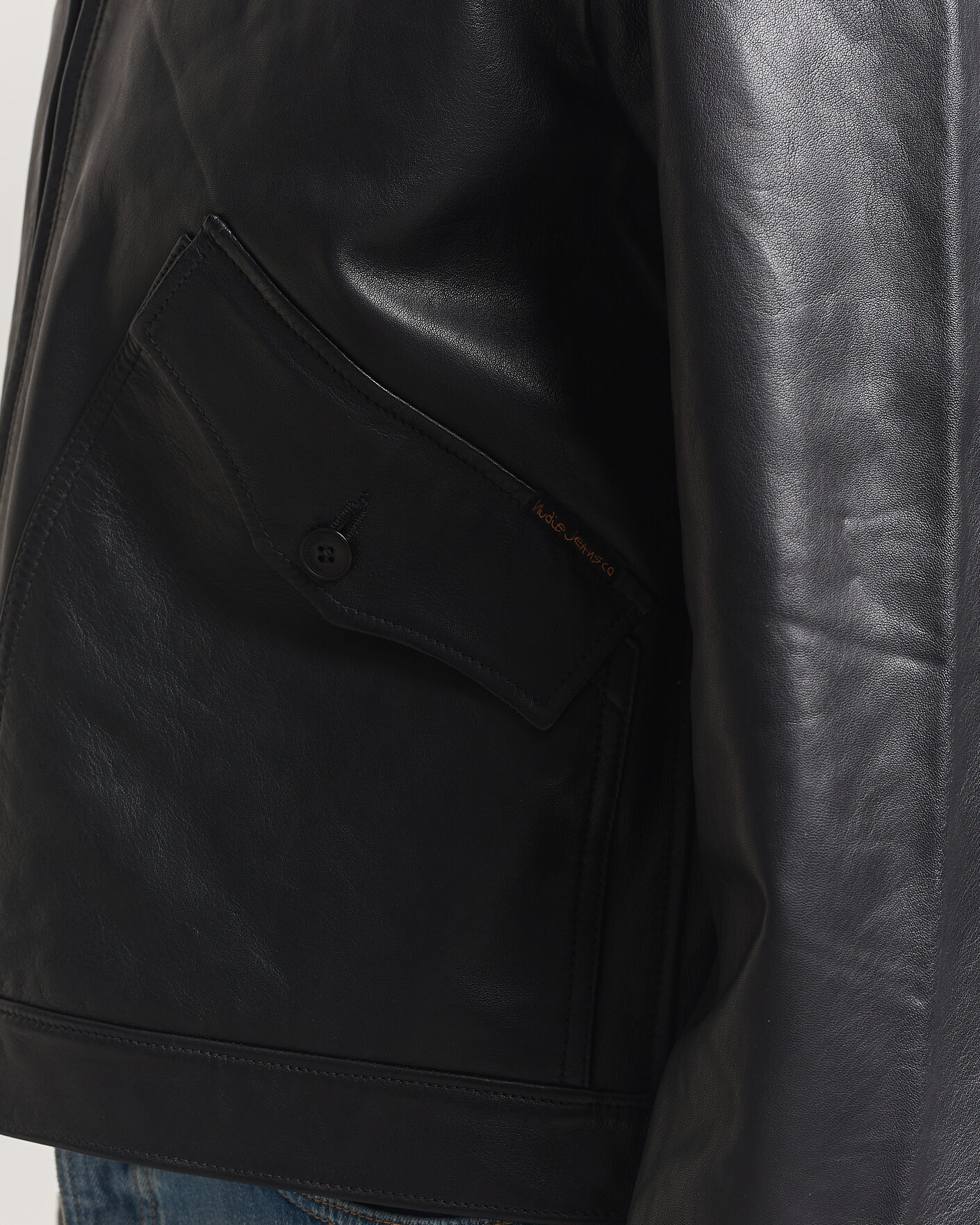 Herr | Jackor | Nudie Jeans | Blake Leather Jacket Black