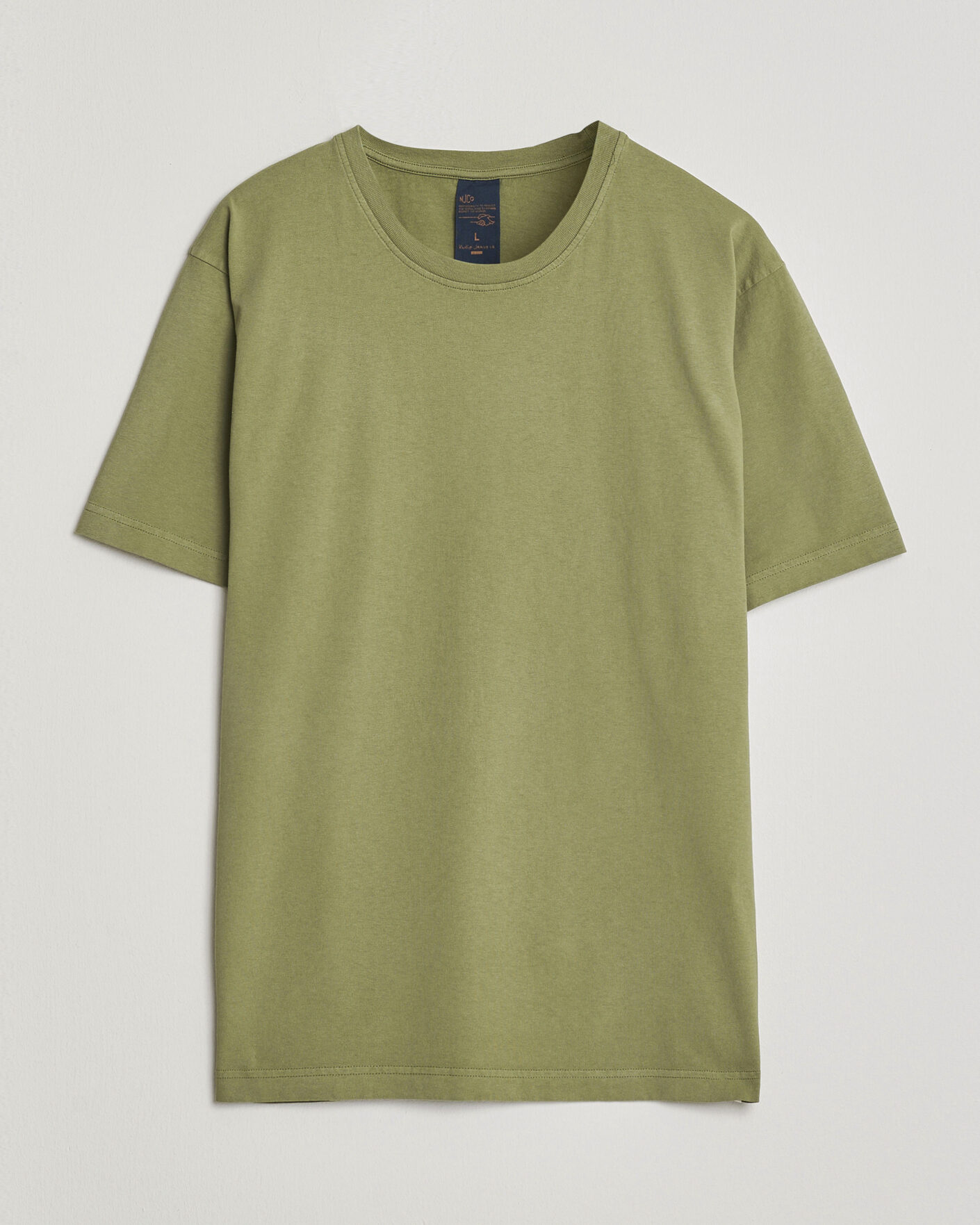 Herr | T-Shirts | Nudie Jeans | Uno Everyday Crew Neck T-Shirt Green